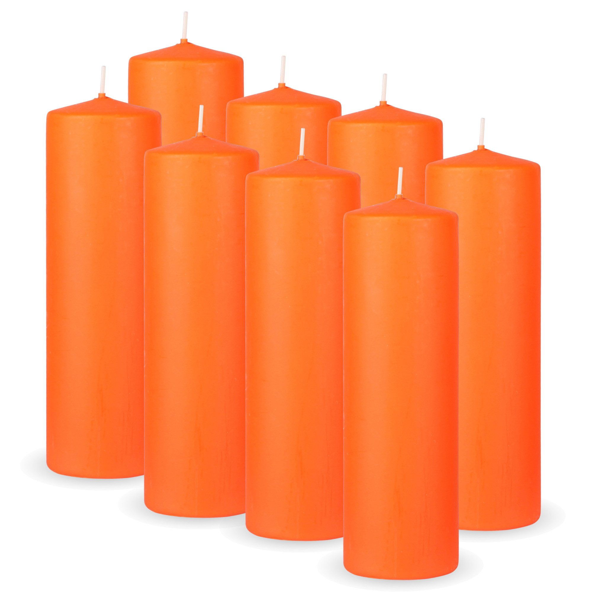 HS Candle Stumpenkerze Säulenkerze Ø7cm (8-tlg), günstig online kaufen