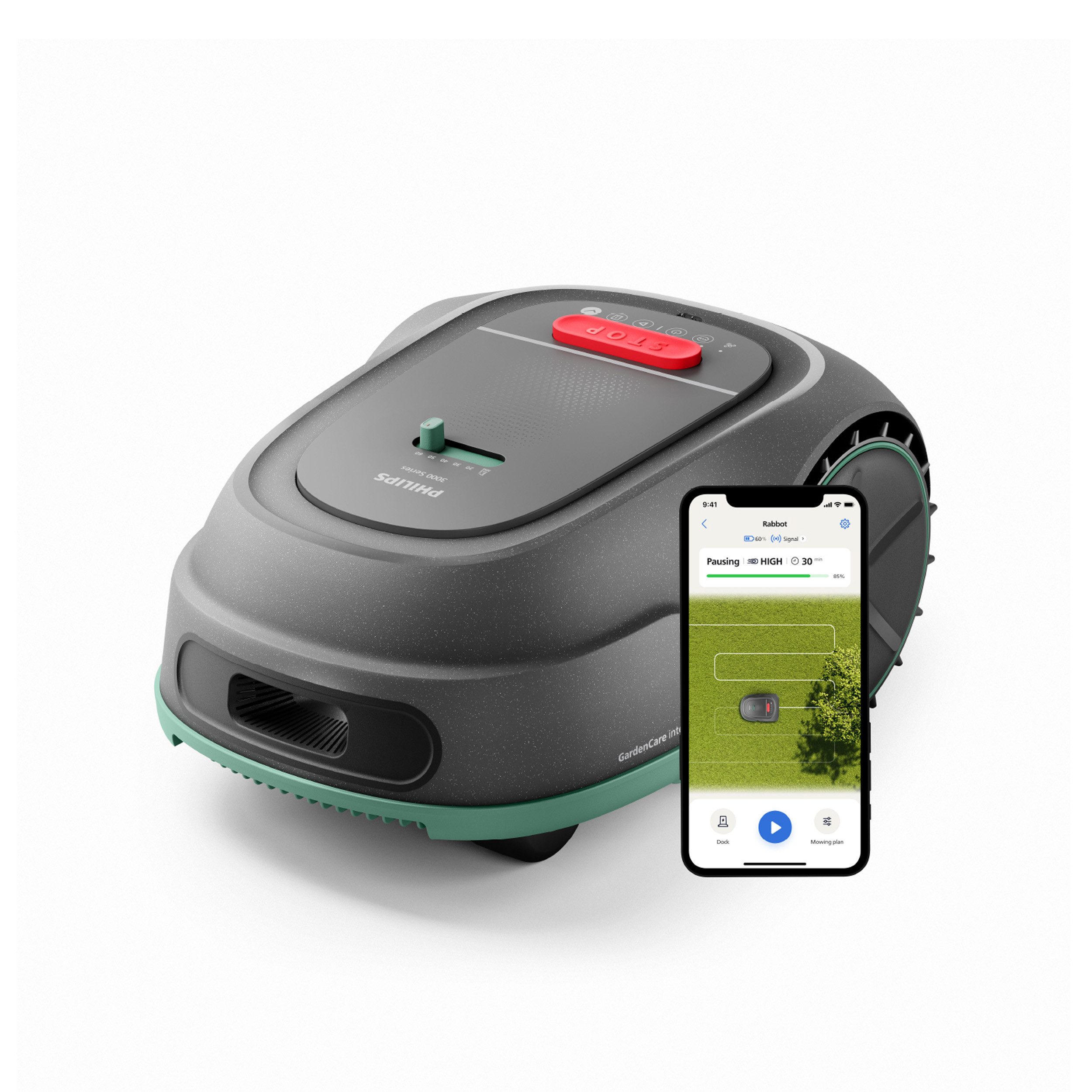 Rasenmähroboter 3000 Series RSL3000/10, intelligentes Mähen mit GPS-Kartierung