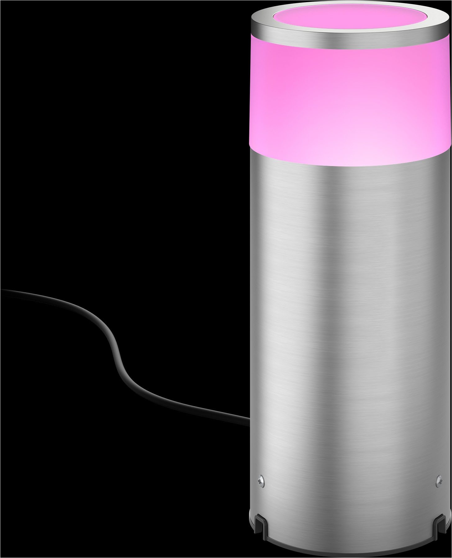 Philips Hue LED Sockelleuchte Outdoor White & Color Ambiance Calla Sockelleuchte Niedervolt, 1x350lm, Abschaltautomatik, Bluetooth, CCT - über Fernbedienung, Dimmfunktion, Einschlafhilfe, Farbsteuerung, Farbwechsel, Memory, nach Trennung vom Netz, Nachtlichtfunktion, RGB, Smart Home, Timerfunktion, Weckerfunktion, dimmbar über Fernbedienung, erweiterbar, mehrere Helligkeitsstufen, LED fest integriert, Farbwechsler, RGB, warmweiß - kaltweiß, App- & Sprachsteuerung, Smart Home, Farbe & Weiß, Niedervolt-System