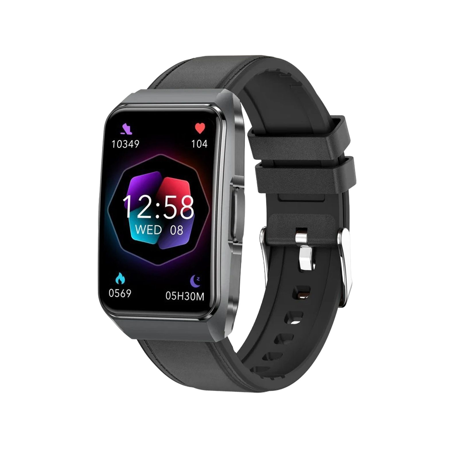 Knauermann Neo 2 Band Gesundheitsuhr mit SOS & Telefonfunktion Smartwatch, Bluetooth