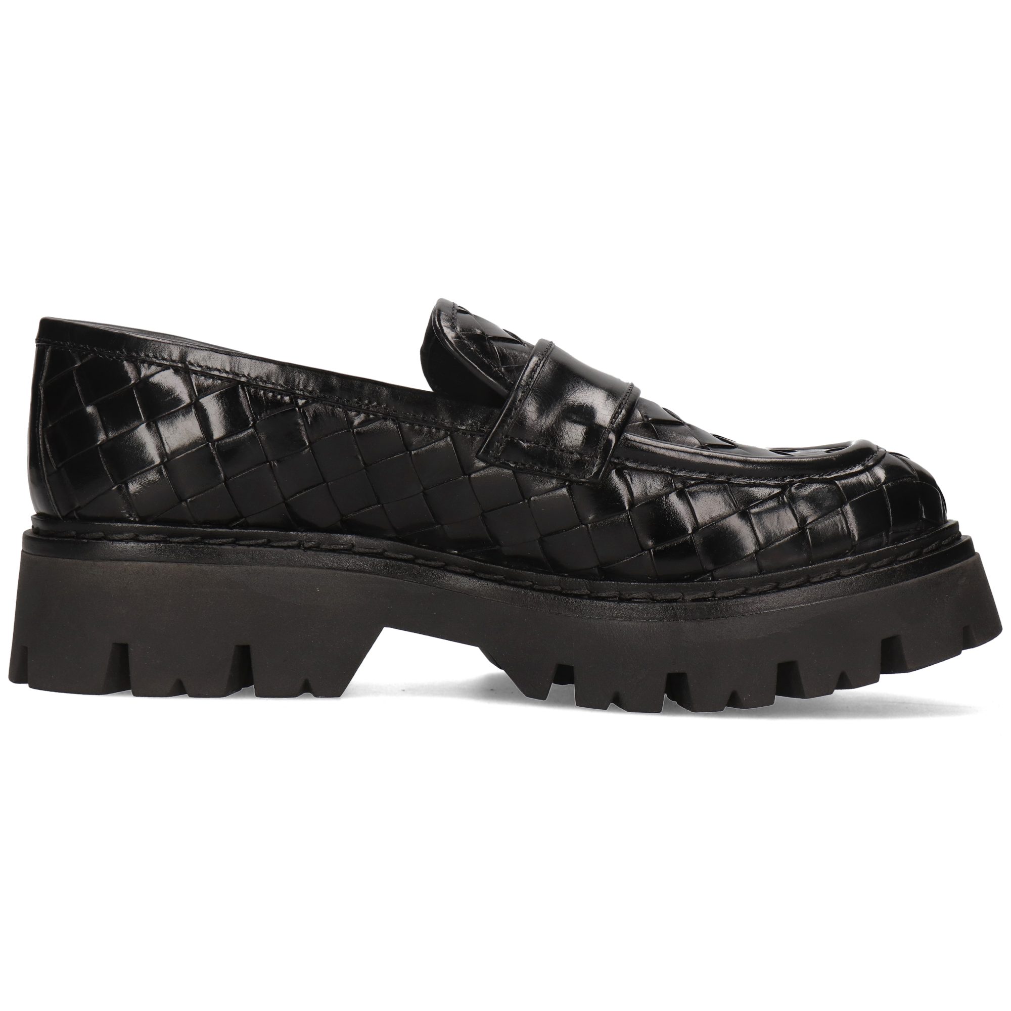 Melvin & Hamilton Thelia 6 Leder-Geflochtene Schuhe für Damen Loafer Platea günstig online kaufen