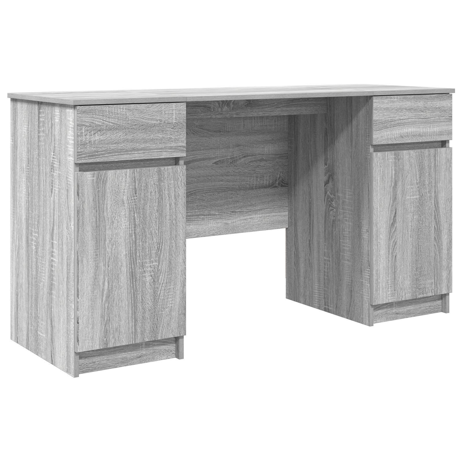 vidaXL Schreibtisch Schreibtisch Grau Sonoma 140x49x76 günstig online kaufen