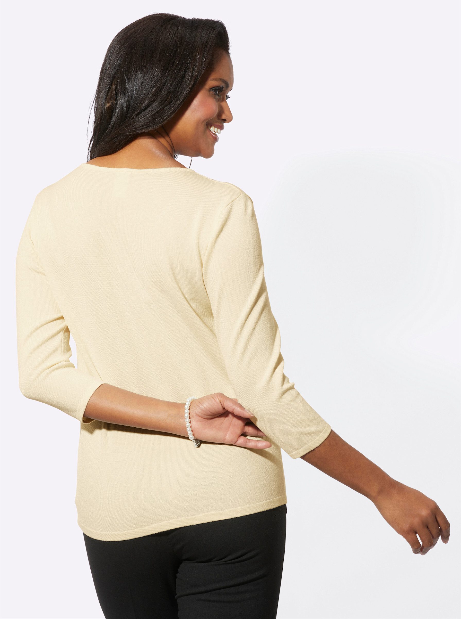 Witt Strickpullover 3/4 Arm-Pullover günstig online kaufen