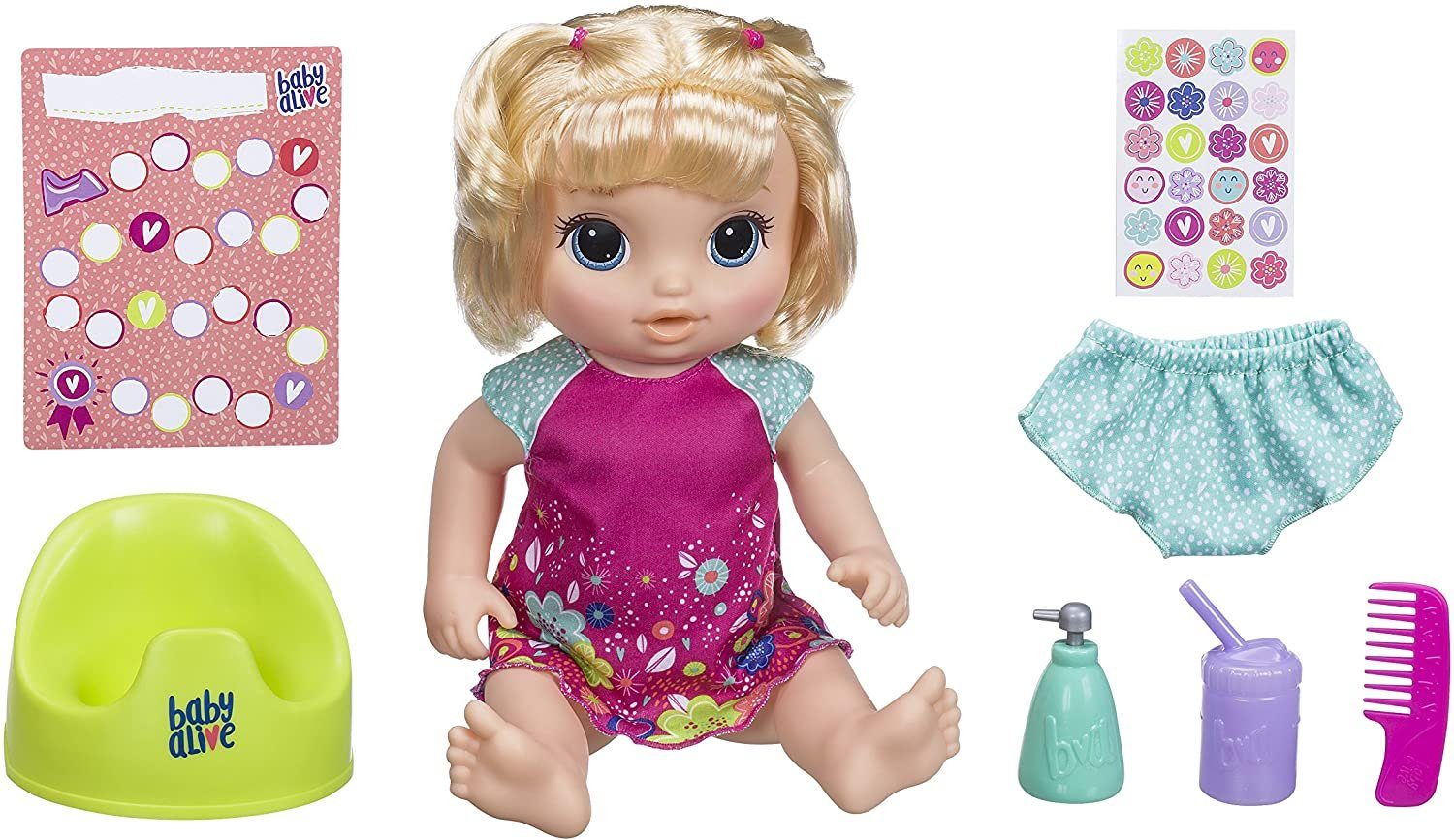 Hasbro Babypuppe Baby Alive - Töpfchentanz (Blondhaarig), Funktionspuppe - günstig online kaufen