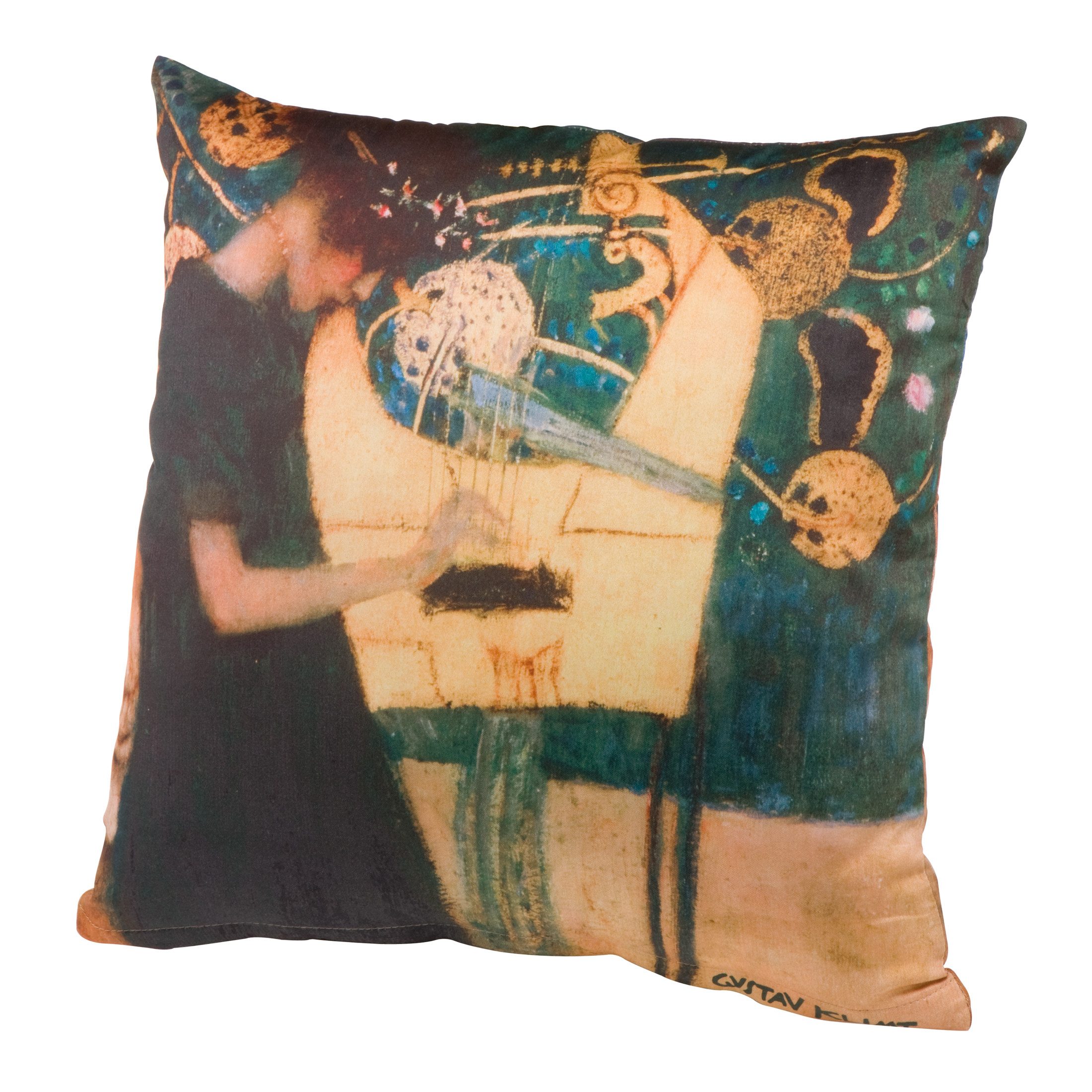 Dekomiro Kissenhülle Kissenhülle Artış Orbis Gustav Klimt Die Musik
