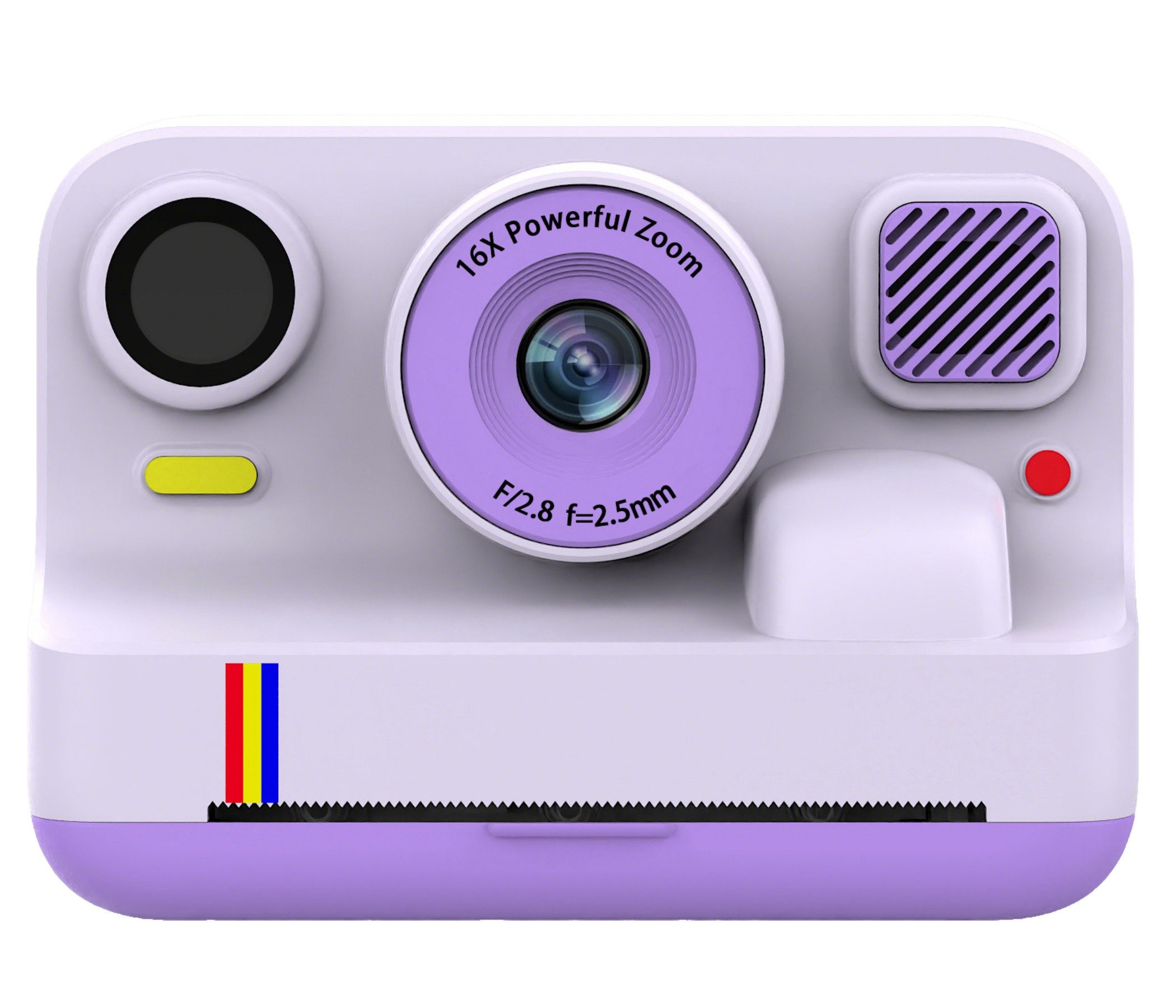 Blossom Digitalkamera Kinder Kamera 1080P 2,4" Display Kinder ab 3 Jahre Kinderkamera (48 MP, inkl. Front- & Rückkamera, Bluetooth-Druck, 1080P Video,MP3, Spiel – Bild 4 von 5