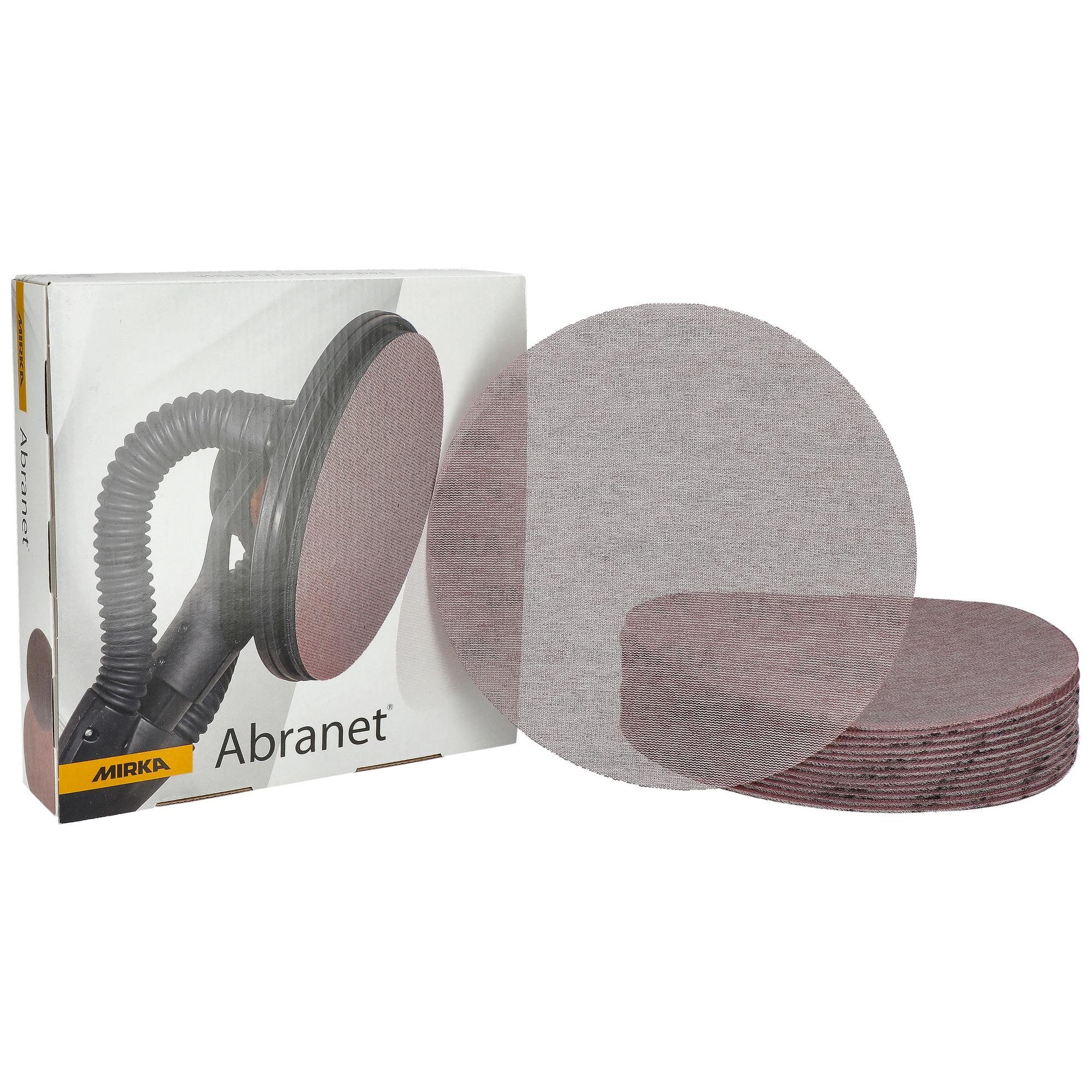 Mirka Schleifscheibe Abranet, Korn P240, Netzstruktur für staubfreies Schleifen & lange Lebensdauer