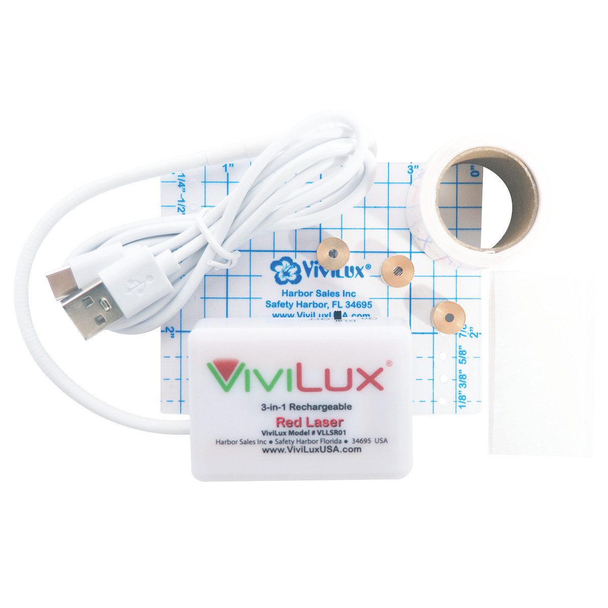ViviLux Arbeitslicht ViviLux 3-in-1 RED Laser System Klett