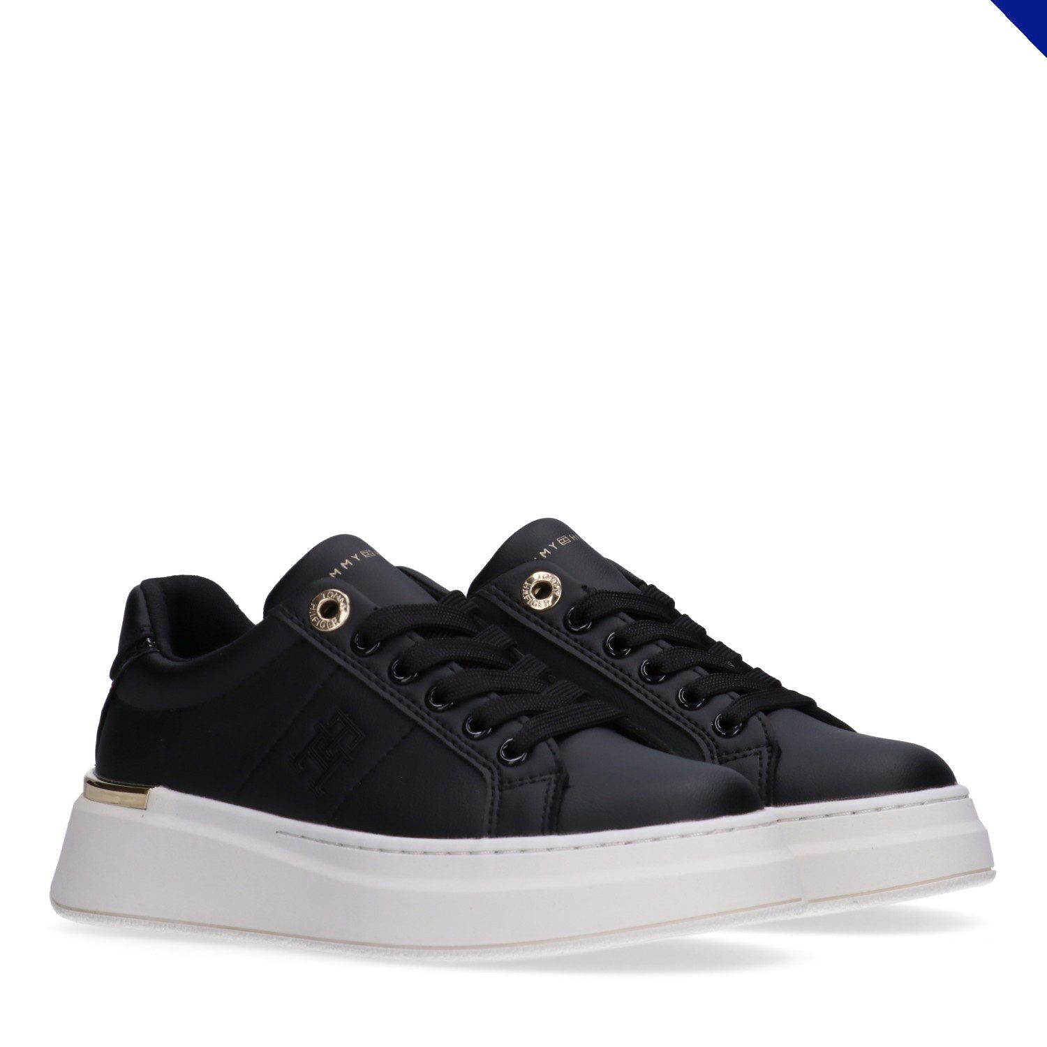Tommy Hilfiger Кросівки Plateausneaker, Schnürschuh mit Metallic Einsatz