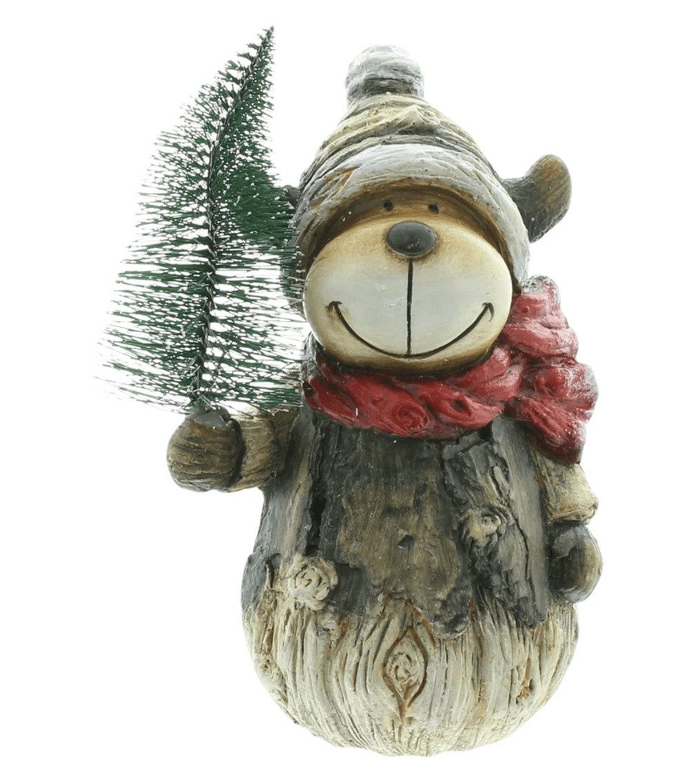 Home-trends24.de Dekofigur Elch Tanne Deko Figur Weihnachtsdeko Winter Tischdeko