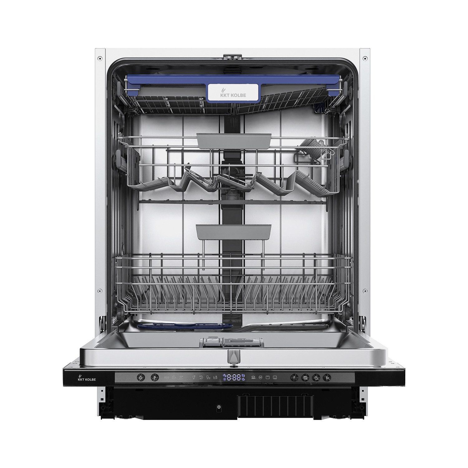 KKT KOLBE vollintegrierbarer Geschirrspüler DW60VI, 9,5 l, 14 Maßgedecke, 60cm / Vollintegriert / AquaStop / 7 Programme / 14 Maßgedecke