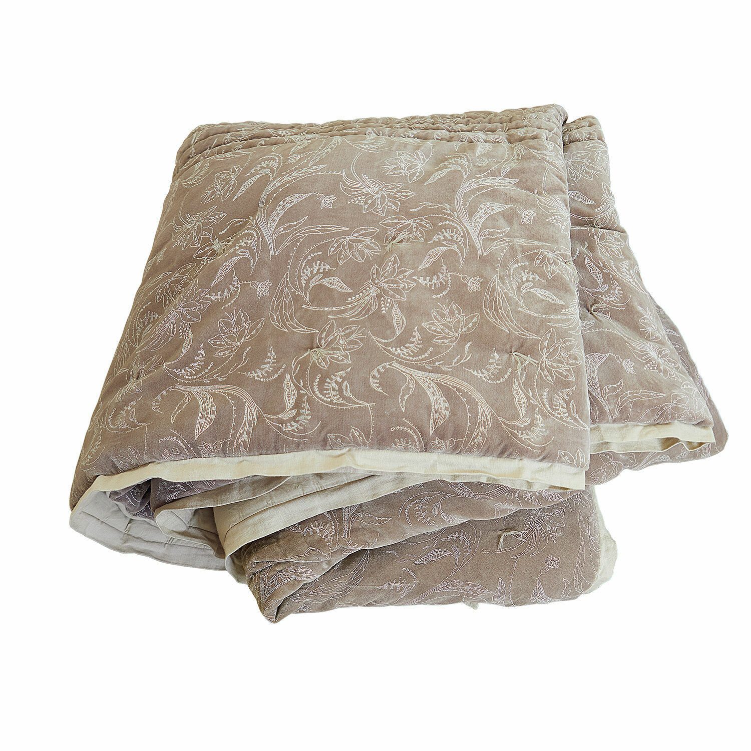 Mirabeau Tagesdecke Quilt Olicianne taupe günstig online kaufen