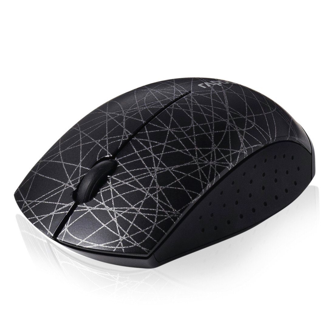 kabellose Maus schwarz Wireless 2.4 (Funk) Plus DPI 1000 Rapoo Maus, GHz 3300P Verbindung,