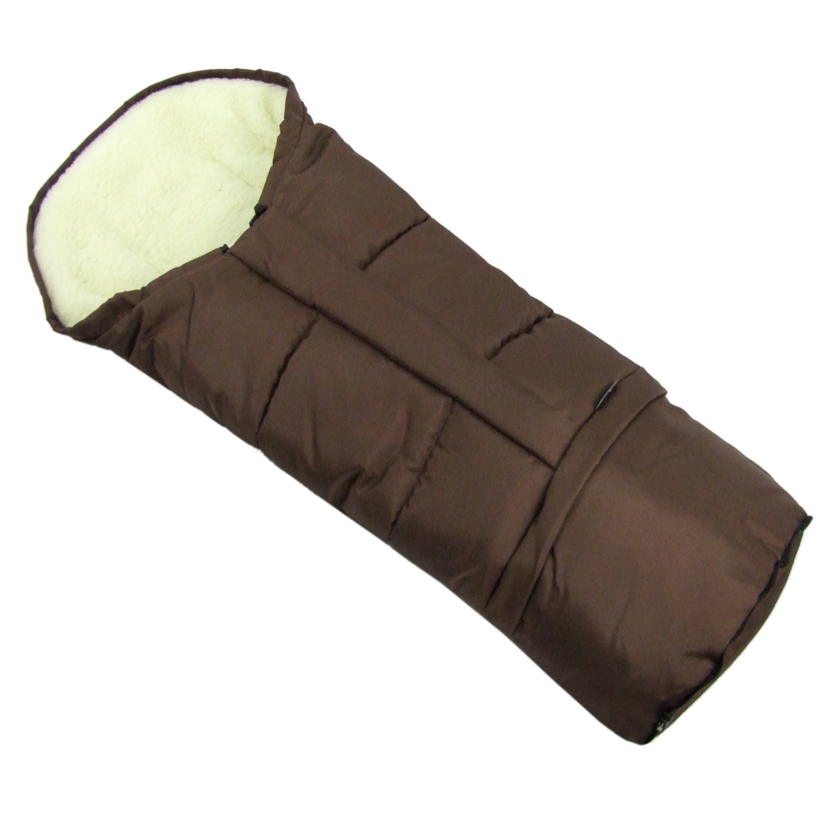 Fußsack Winterfußsack Fußsack für Kinderwagen Buggy mumienform Wolle UNI