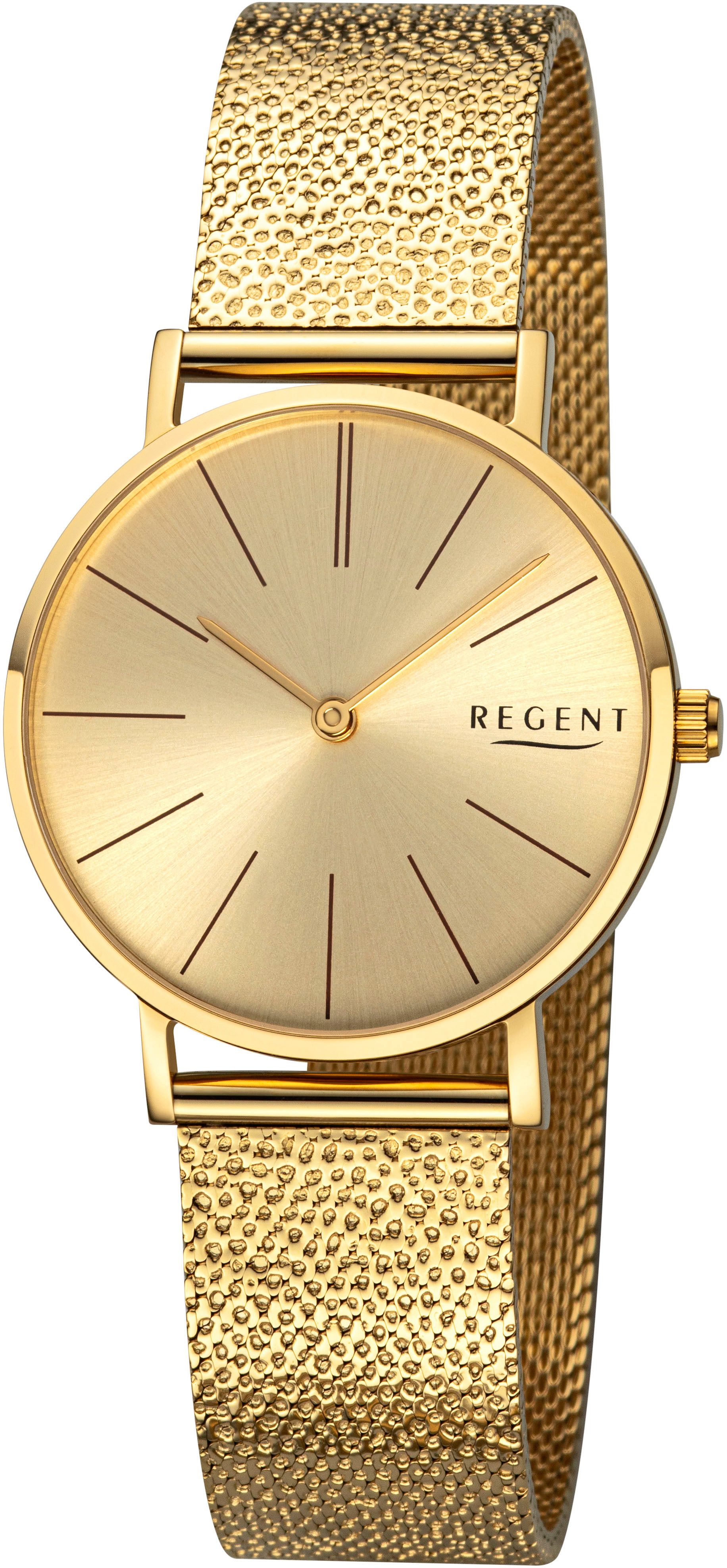 Regent Quarzuhr BA-897 - 3342.45.93, Armbanduhr, Damenuhr, Edelstahlarmband günstig online kaufen