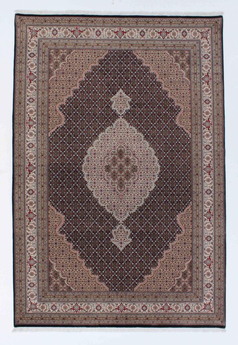 Orientteppich Indo Täbriz Royal 199x292 Handgeknüpfter Orientteppich, Nain Trading, rechteckig, Höhe: 12 mm