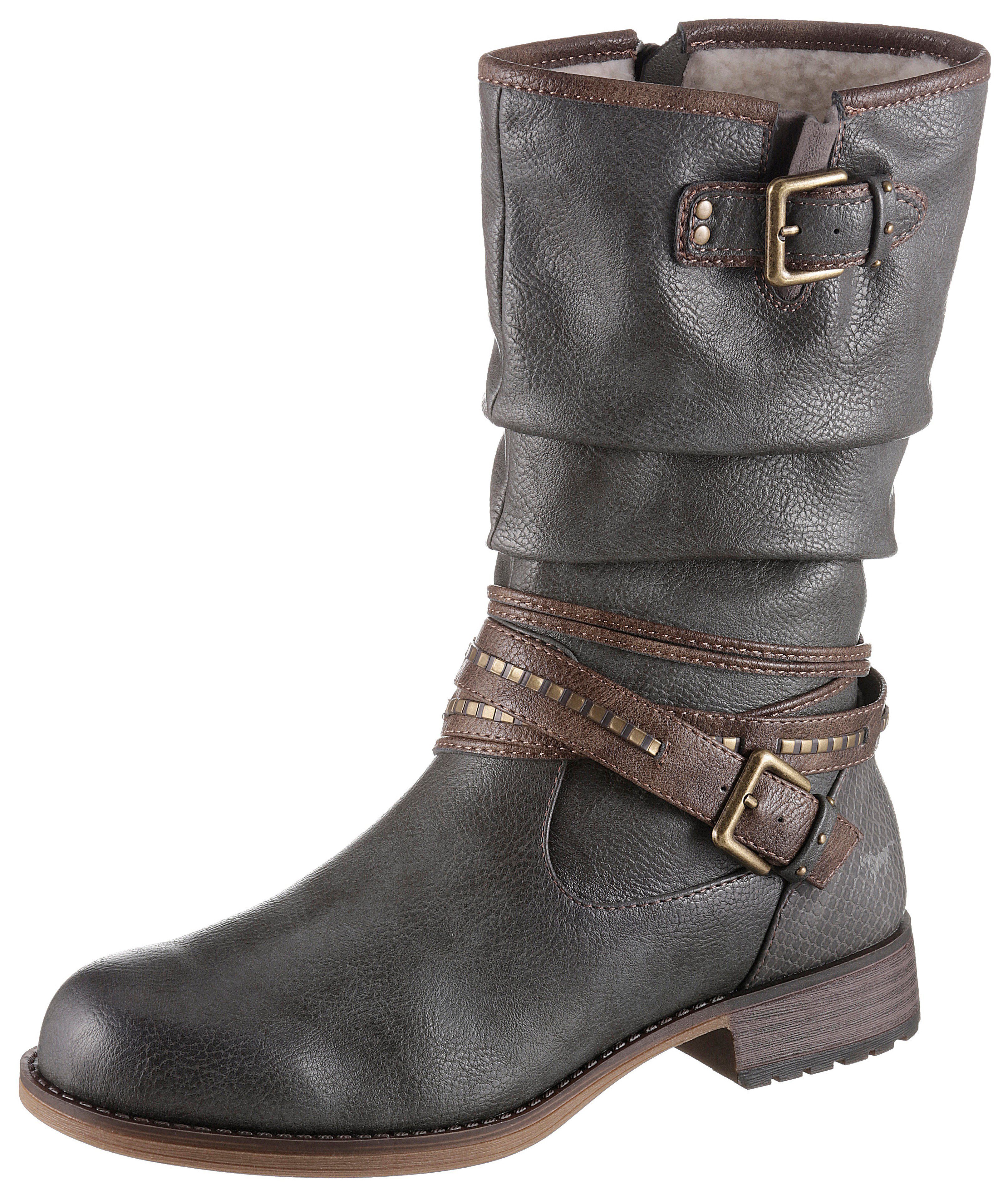 Mustang Shoes Winterstiefel, Stiefelette, Winterboots mit günstig online kaufen