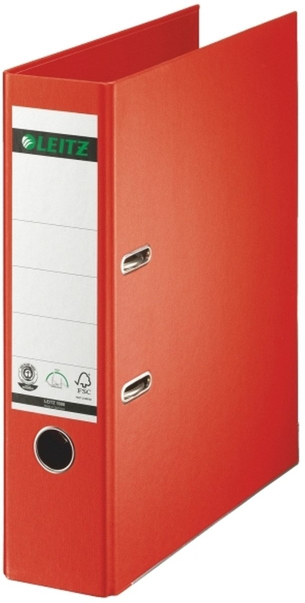 LEITZ Aktenordner Папки с файлами Pappe A4 180 Grad 80mm hellrot