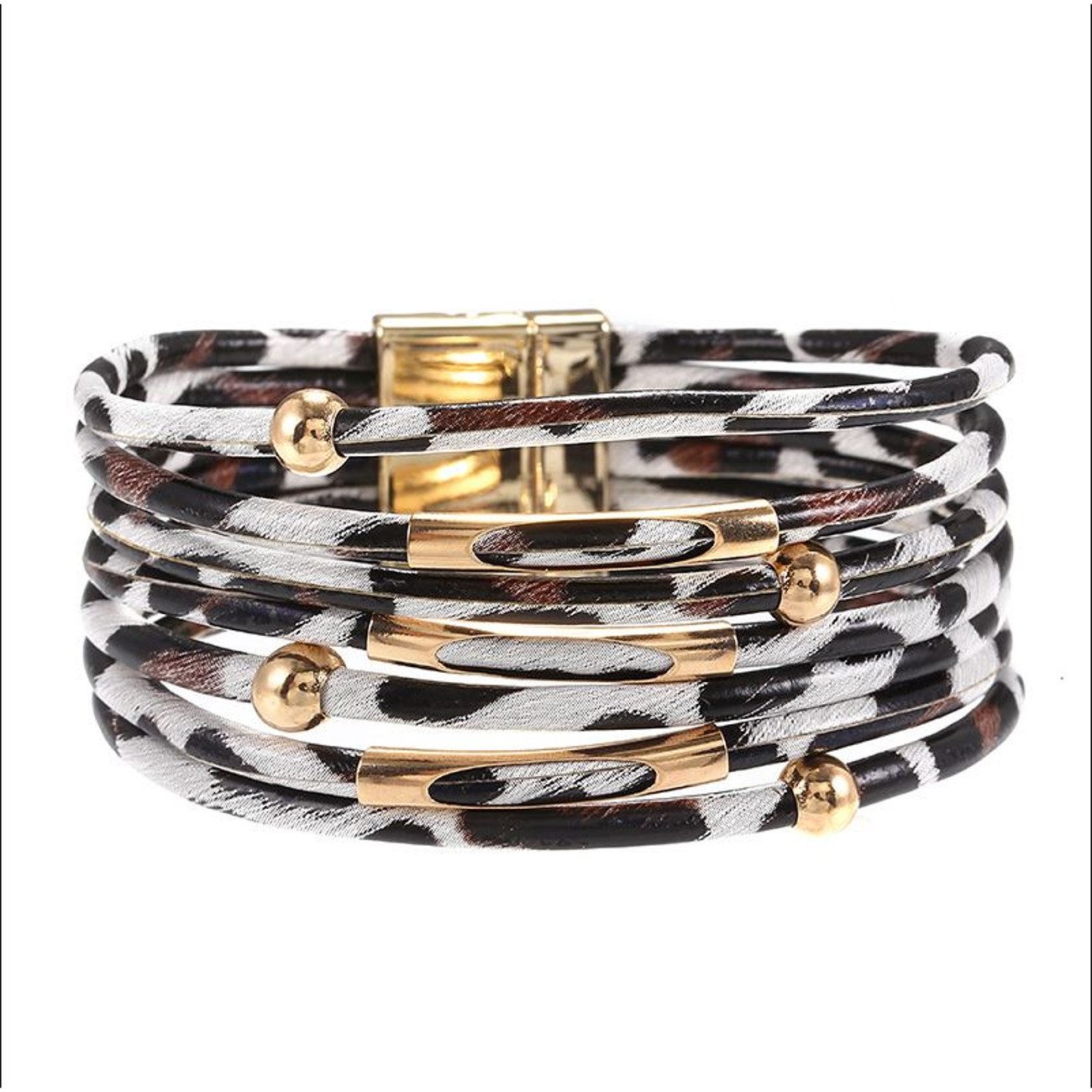 KARMA Armband Damen PU Leder mehrreihig günstig online kaufen