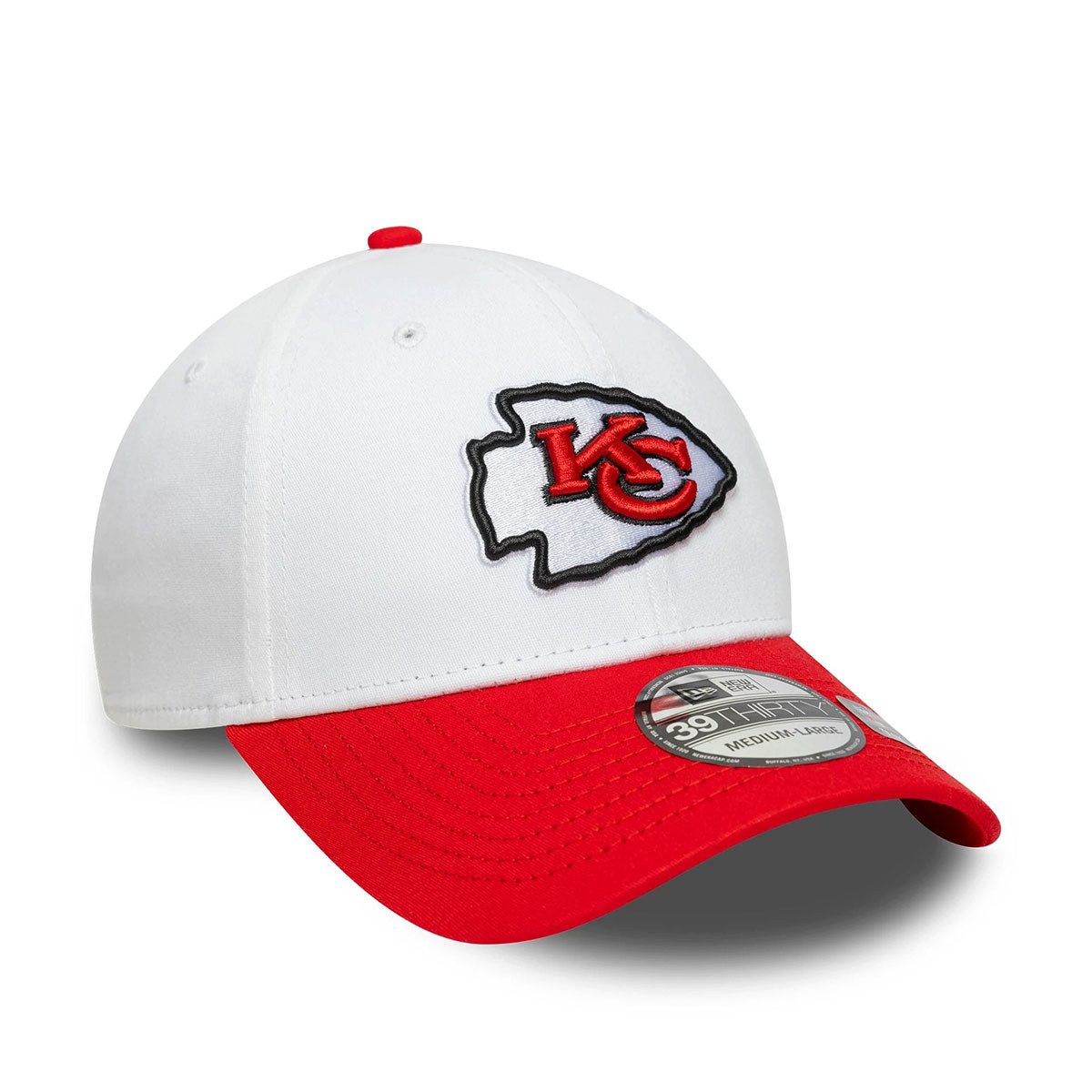 New Era Fitted Cap 39THIRTY Kansas City Chiefs Gestickte New Era Flag
