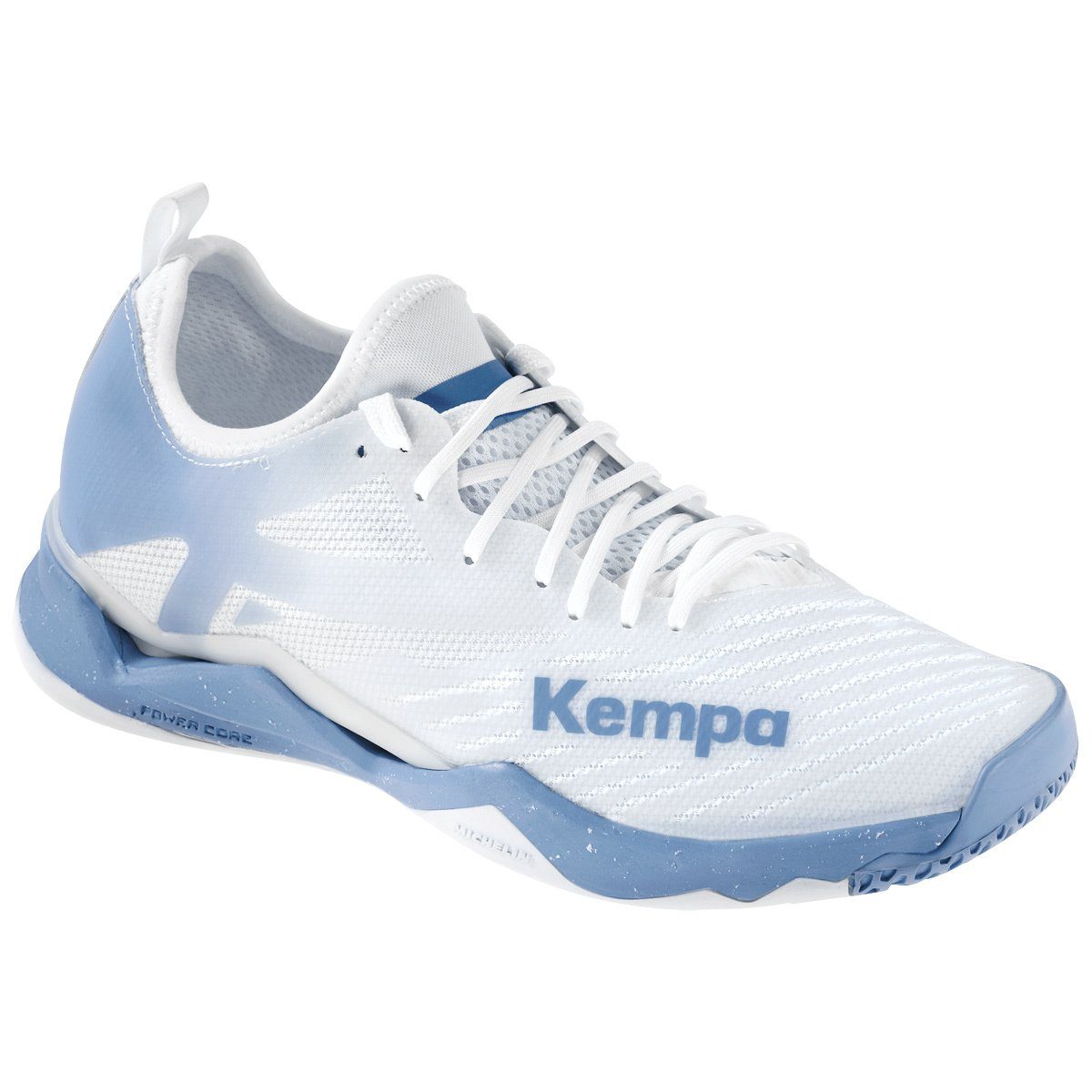 Kempa Kempa Hallen-Sport-Schuhe Hallenschuh weiß/lake blau