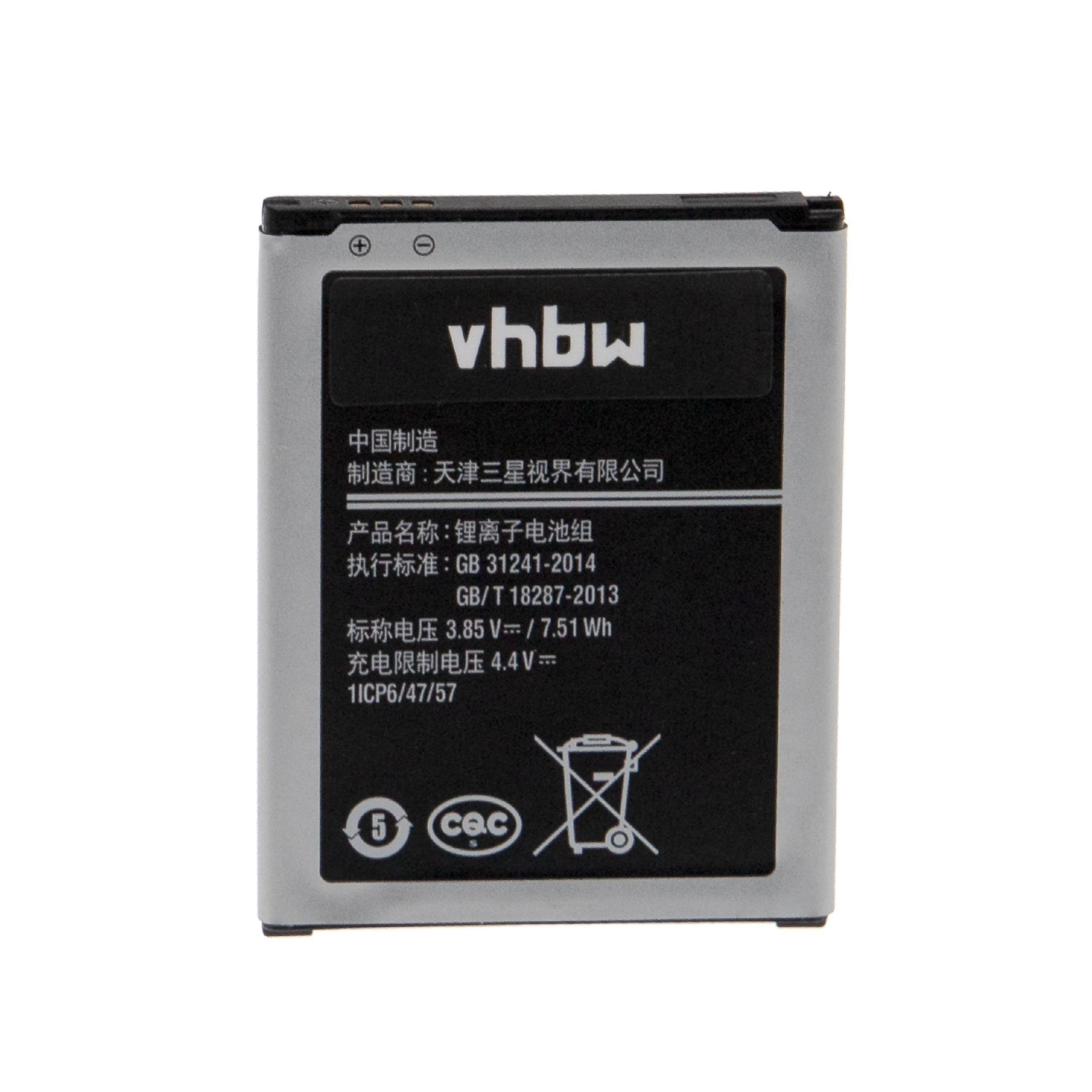 vhbw Ersatz für Samsung EB-BG160ABC für Smartphone-Akku Li-Ion 1950 mAh (3,85 V)