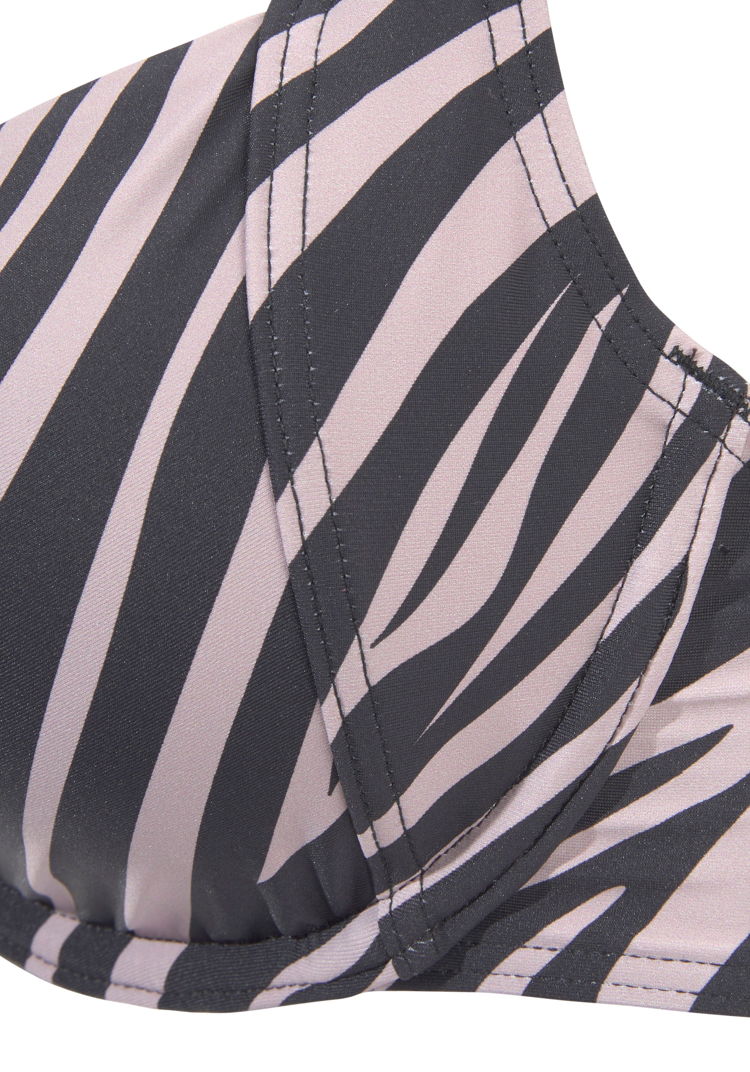 LASCANA Bügel-Bikini-Top Kaa, im Animal-Design