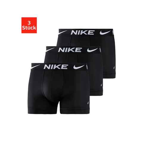 NIKE Underwear Boxer TRUNK 3PK (3-St) aus weicher Microfaser-Qualität