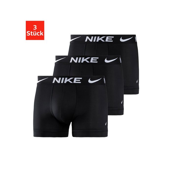 NIKE Underwear Funktionsboxer TRUNK 3PK (3-St) aus weicher Microfaser-Qualität