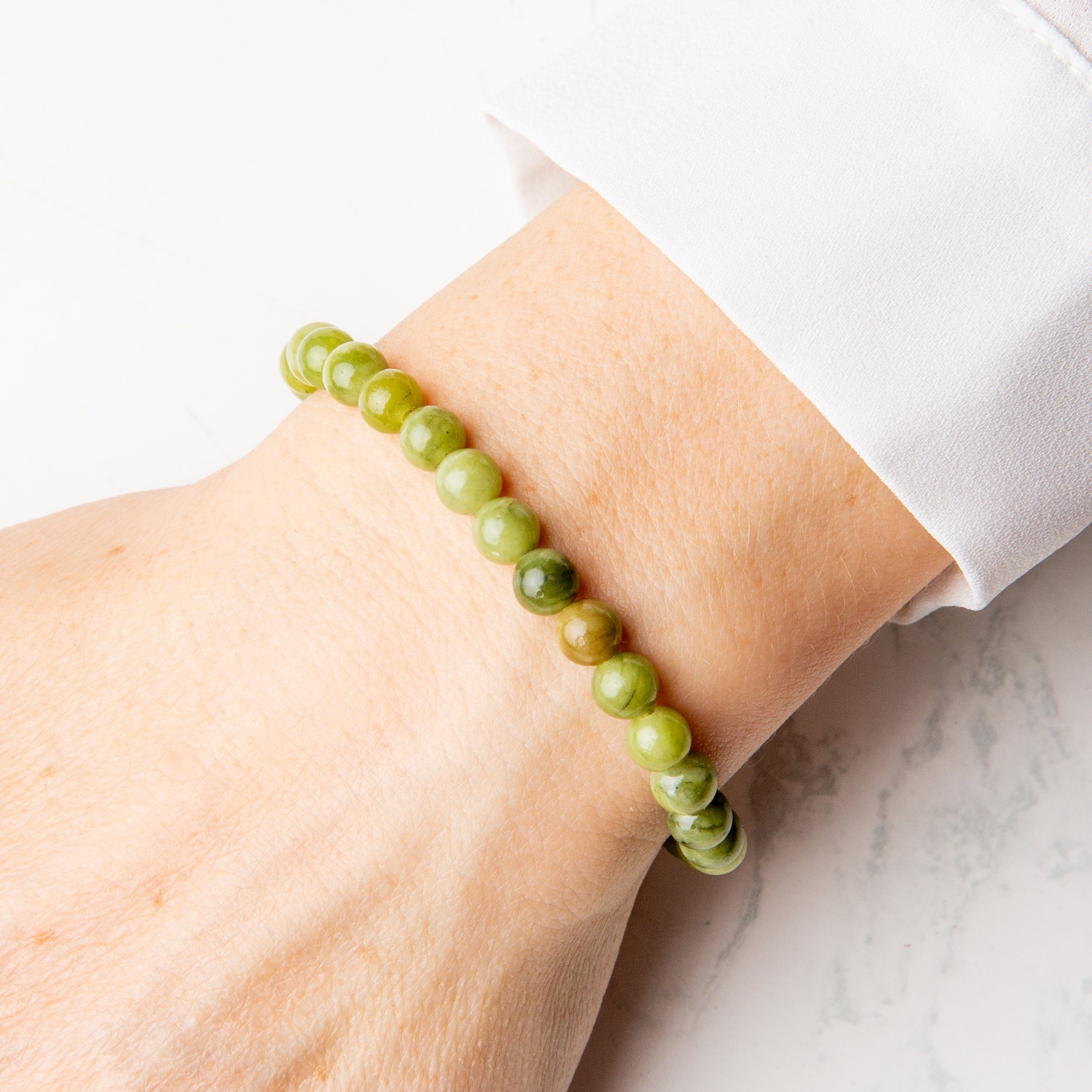Vascavi Armband Grüner Jade, handgefertigt, Made günstig online kaufen