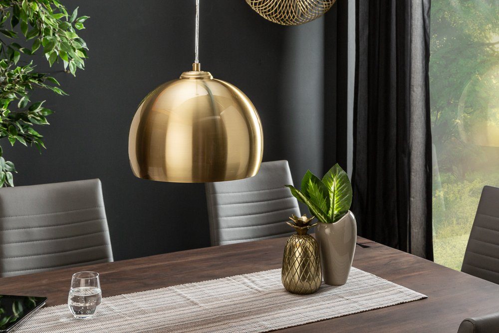 riess-ambiente Hängeleuchte GOLDEN BALL 30cm gold, ohne Leuchtmittel, Wohnzimmer · Metall · Kugel · Esszimmer · Modern