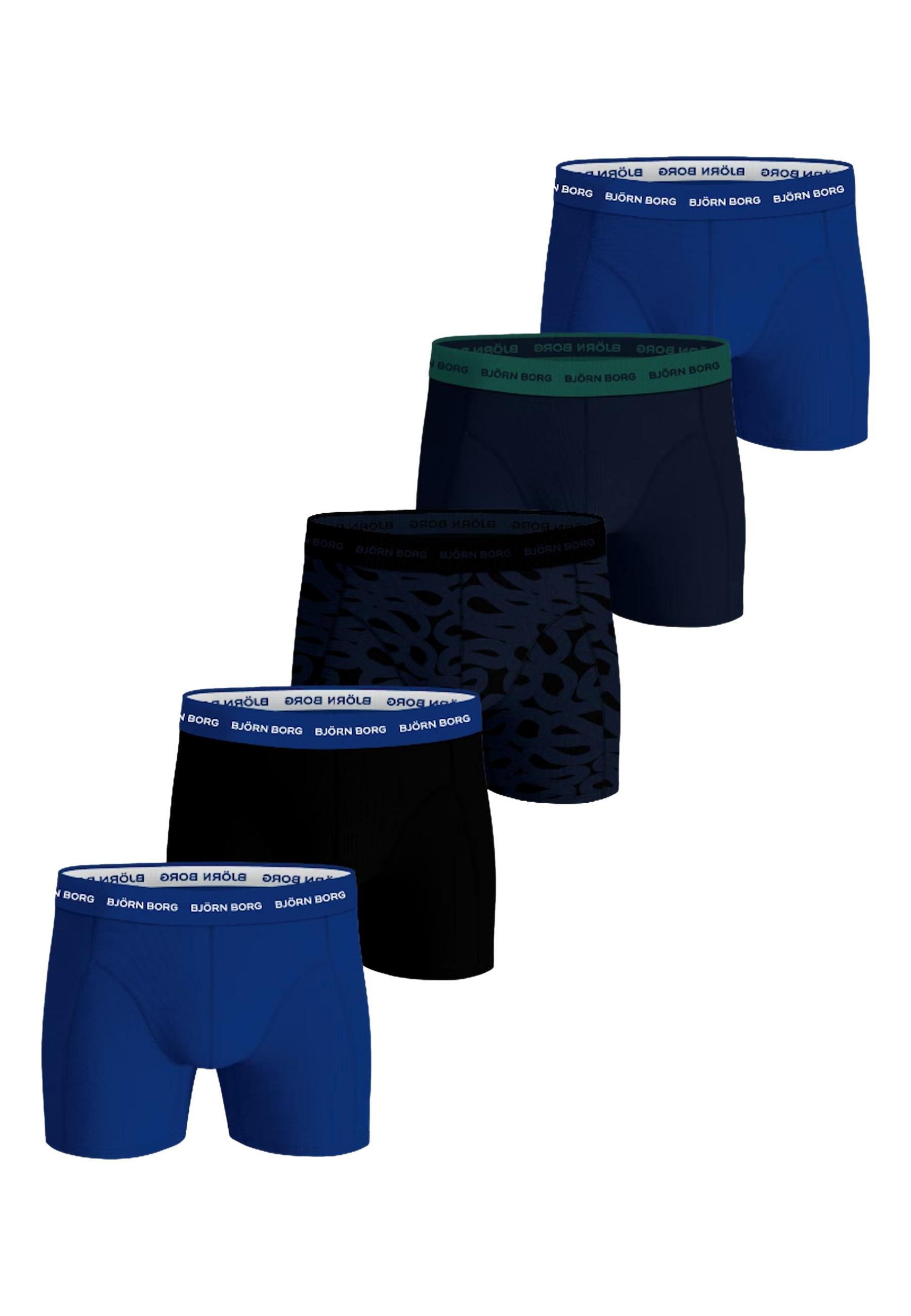 Björn Borg Boxershorts Boxershorts Unterhosen Stretch Boxers 5-pack (5-St)