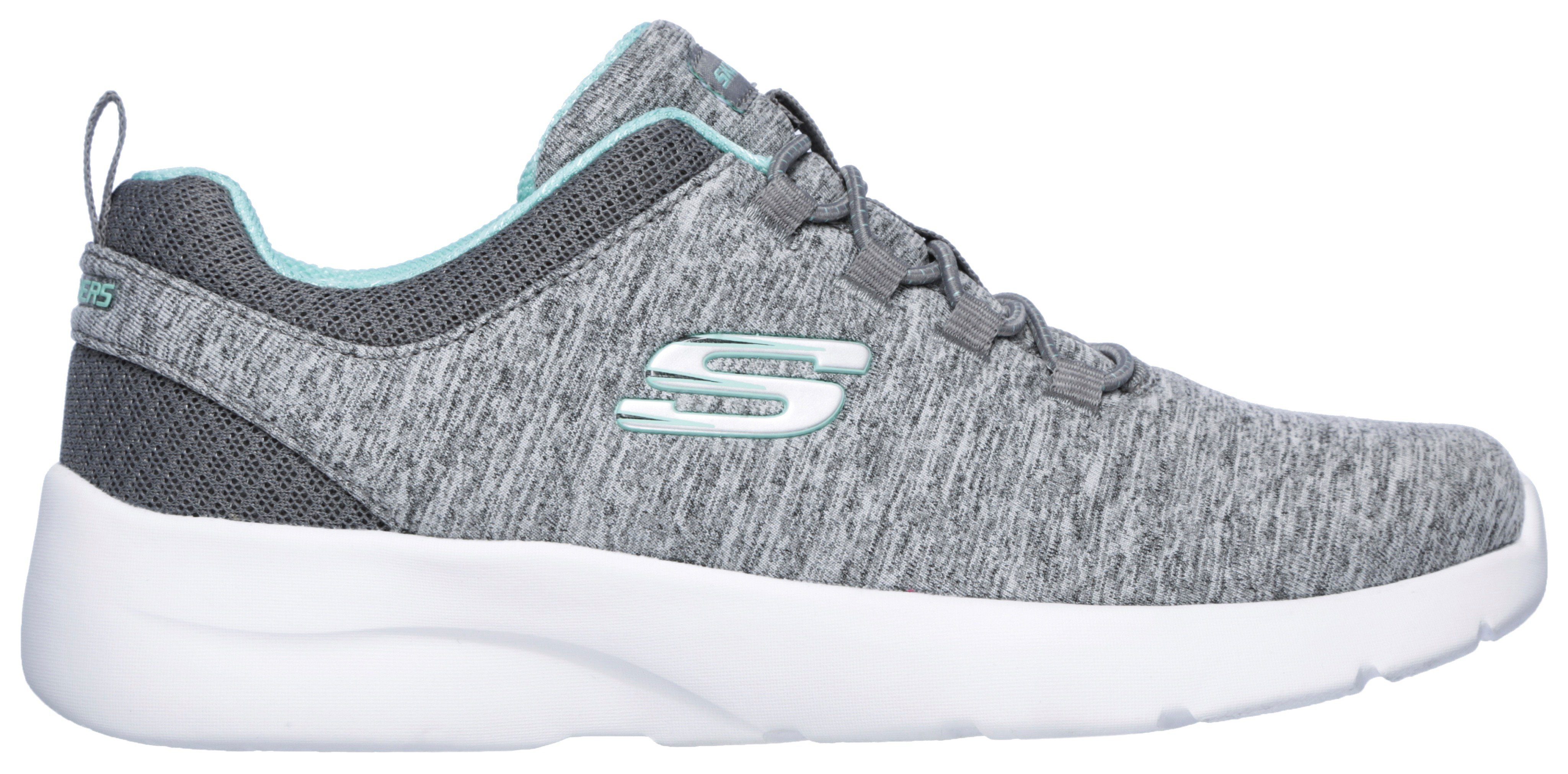 A FLASH DYNAMIGHT für Sneaker geeignet Slip-On grau-mint 2.0-IN Maschinenwäsche Skechers