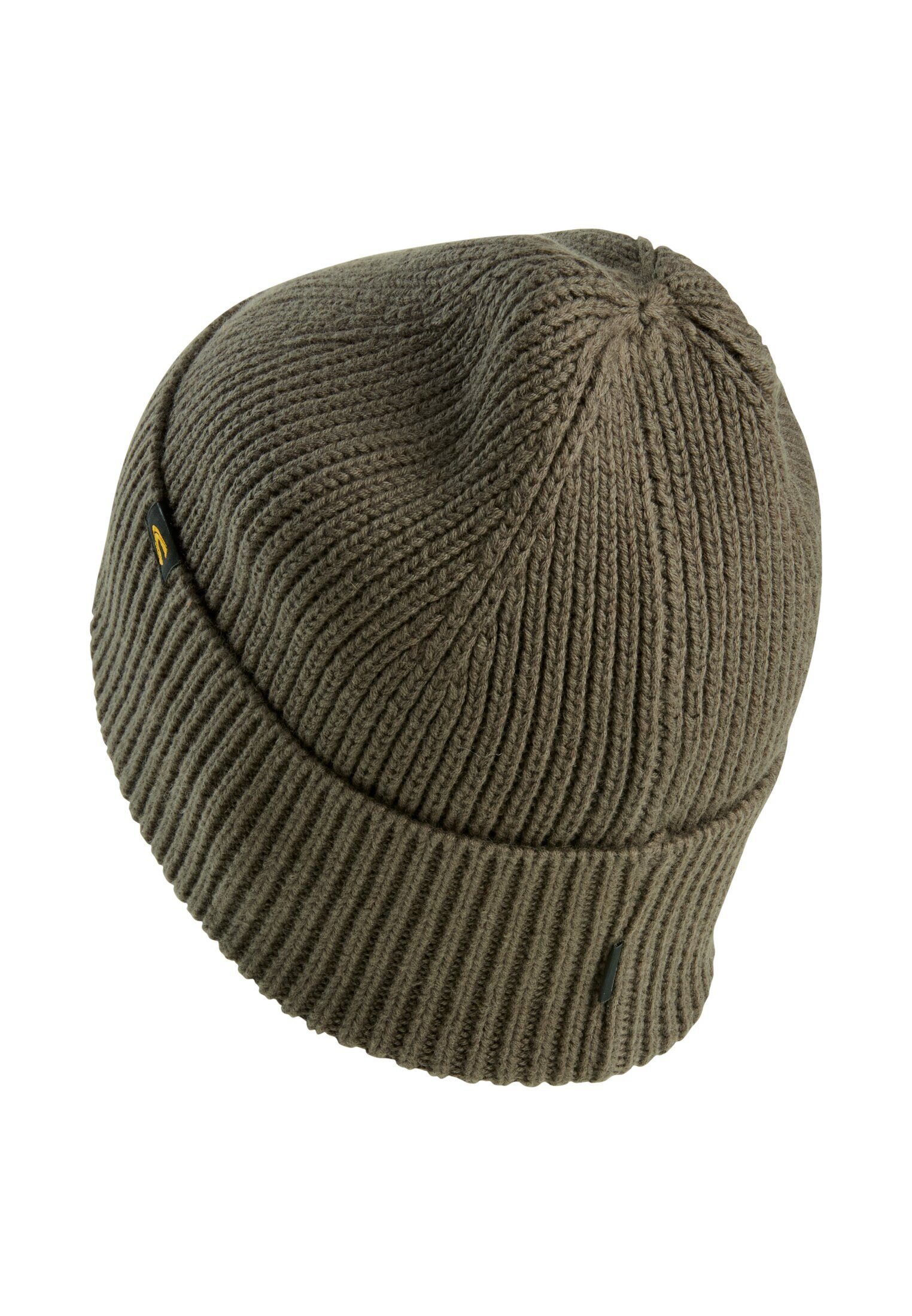 camel active Beanie aus einem Baumwoll-Kaschmir Mix günstig online kaufen