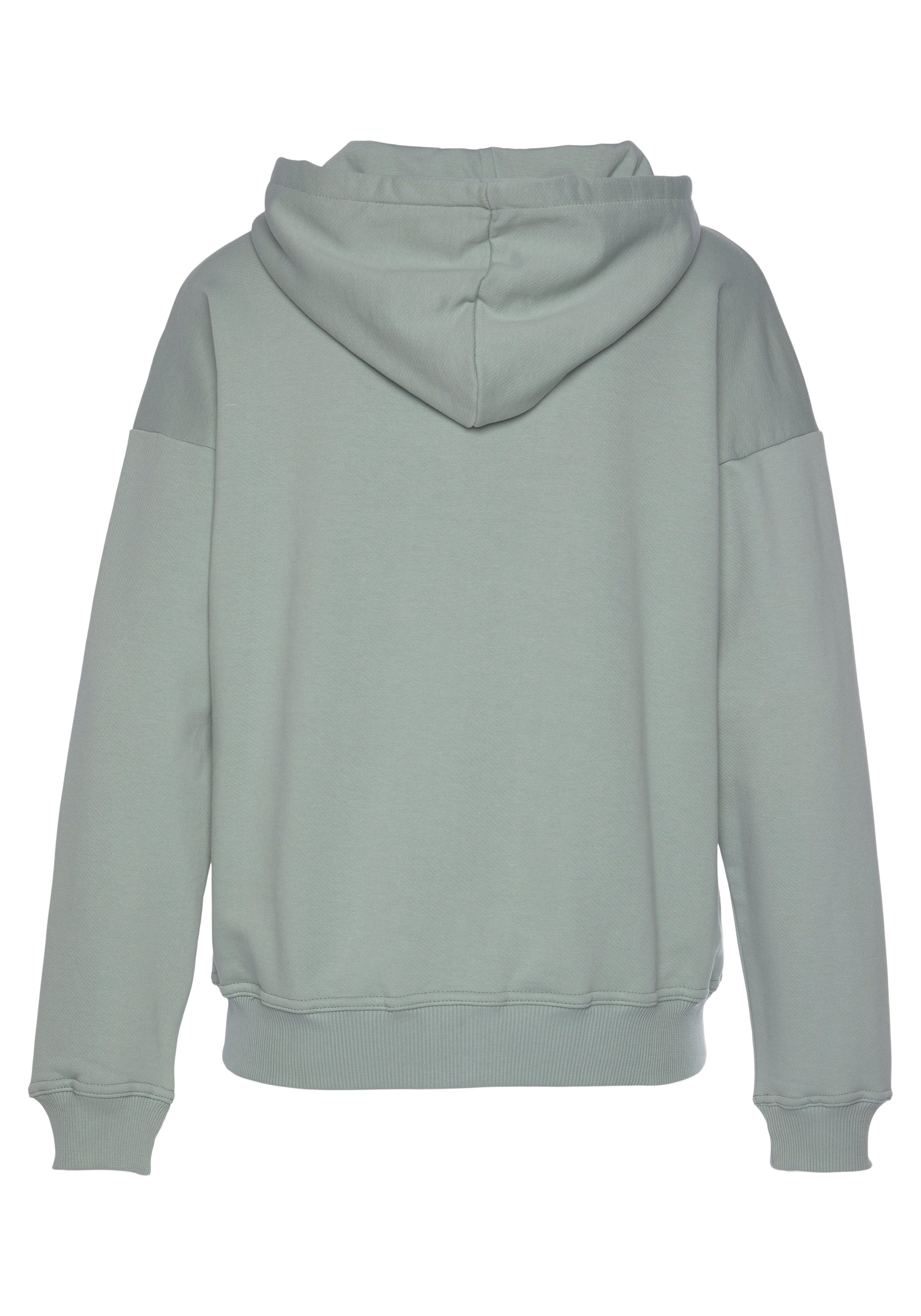 LASCANA Sweatjacke aus organischer Baumwolle, Loungewear – Bild 4 von 5