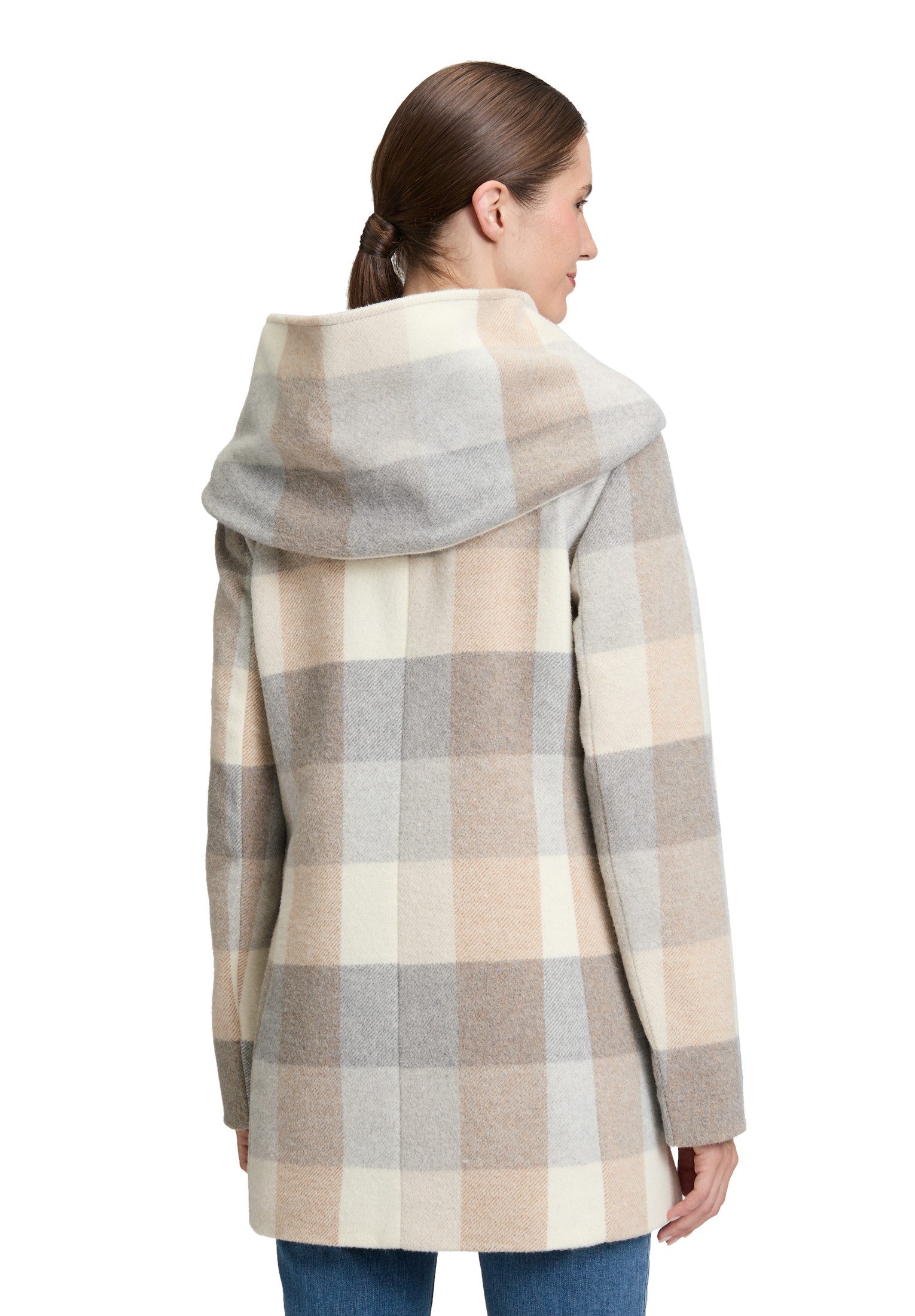 Amber & June Kurzjacke Damen mit Kapuze