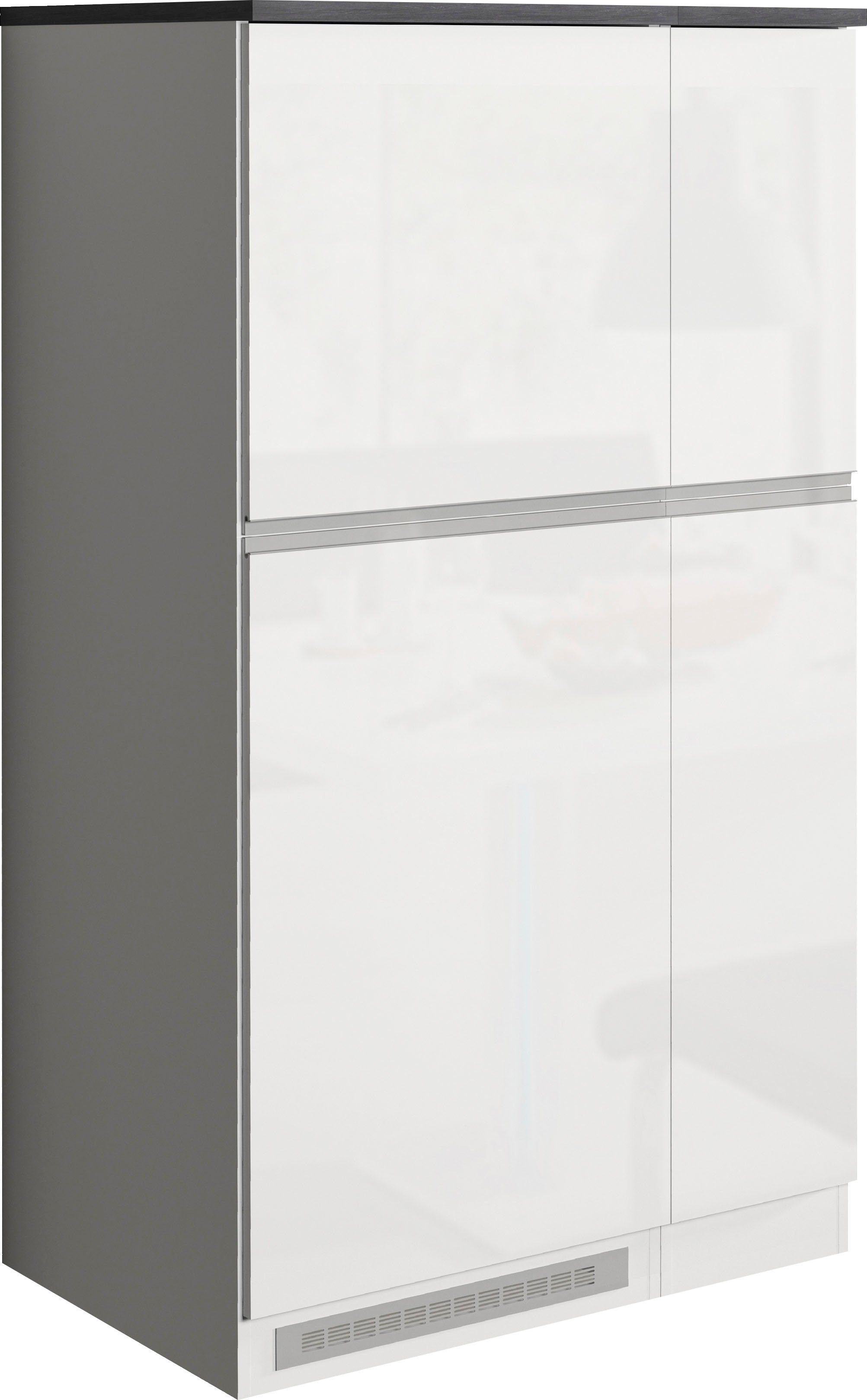 KOCHSTATION Küche KS-Sole Küchenschrank-Set, Breite 90 cm,Umbau-und Apothekerschrank im Set