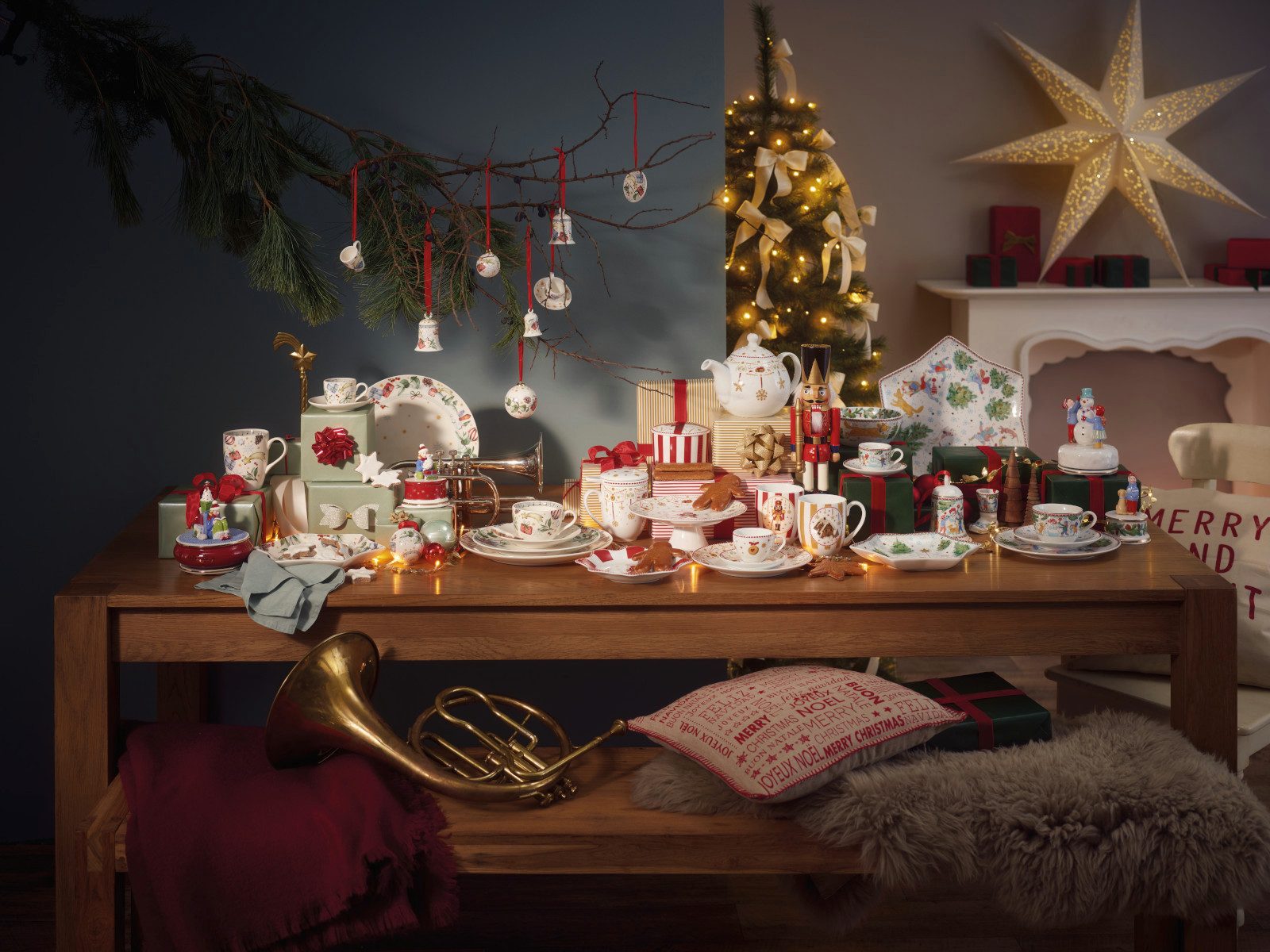 Hutschenreuther Keksdose Sammelserie 2025 Alle Jahre wieder Plätzchendosen 3er Set, Metall