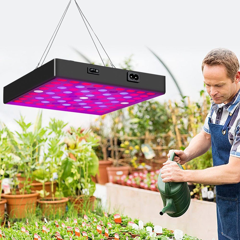 LED Wachstumslampe Grow Wuchs Vollspektrum Pflanzenlicht PflanzenLampe 25W-80W 