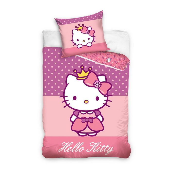 Bettwäsche Hello Kitty Kinderbettwäsche 140 x 200 cm Hello Kitty