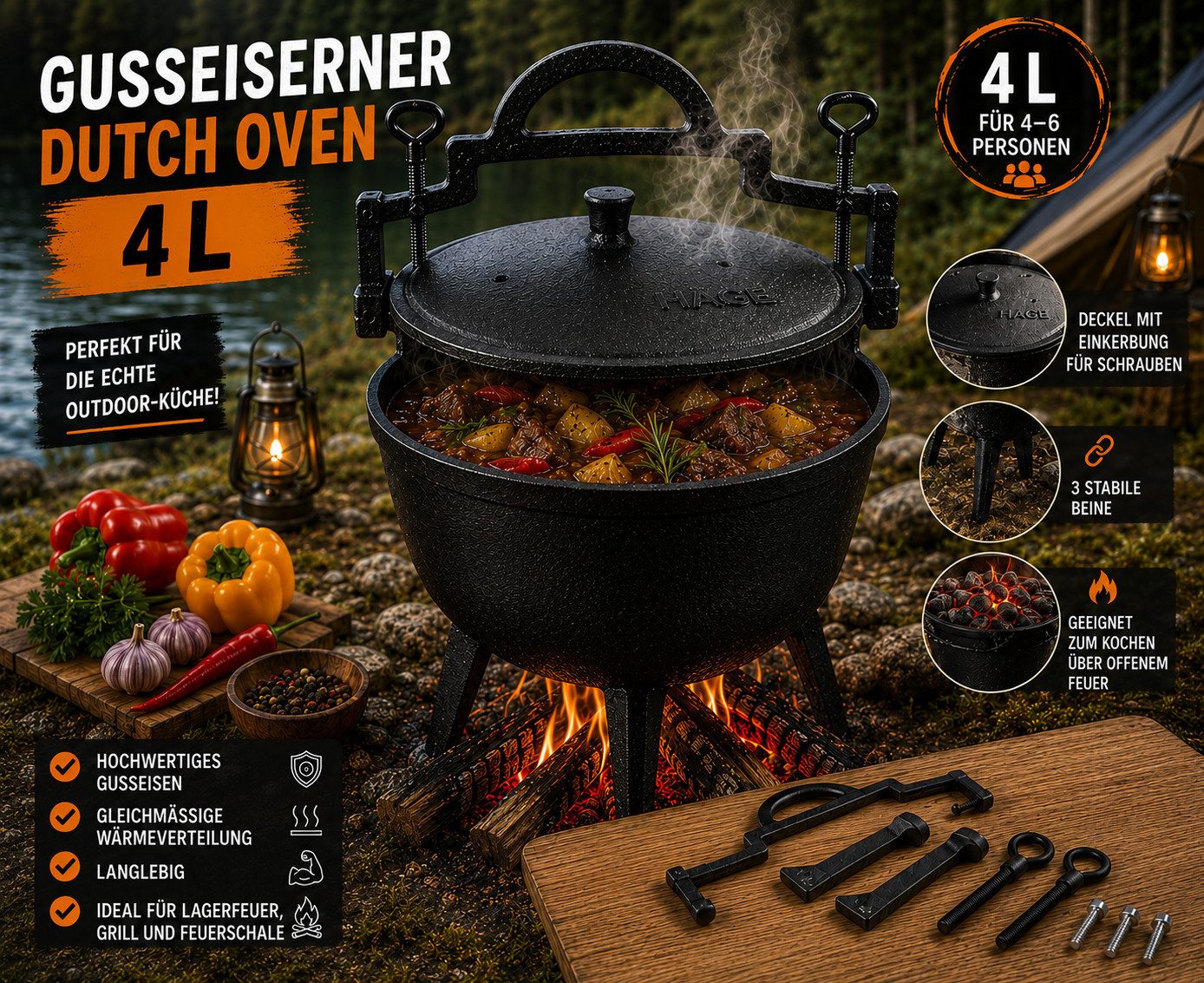 Hage Feuertopf Dutch Oven