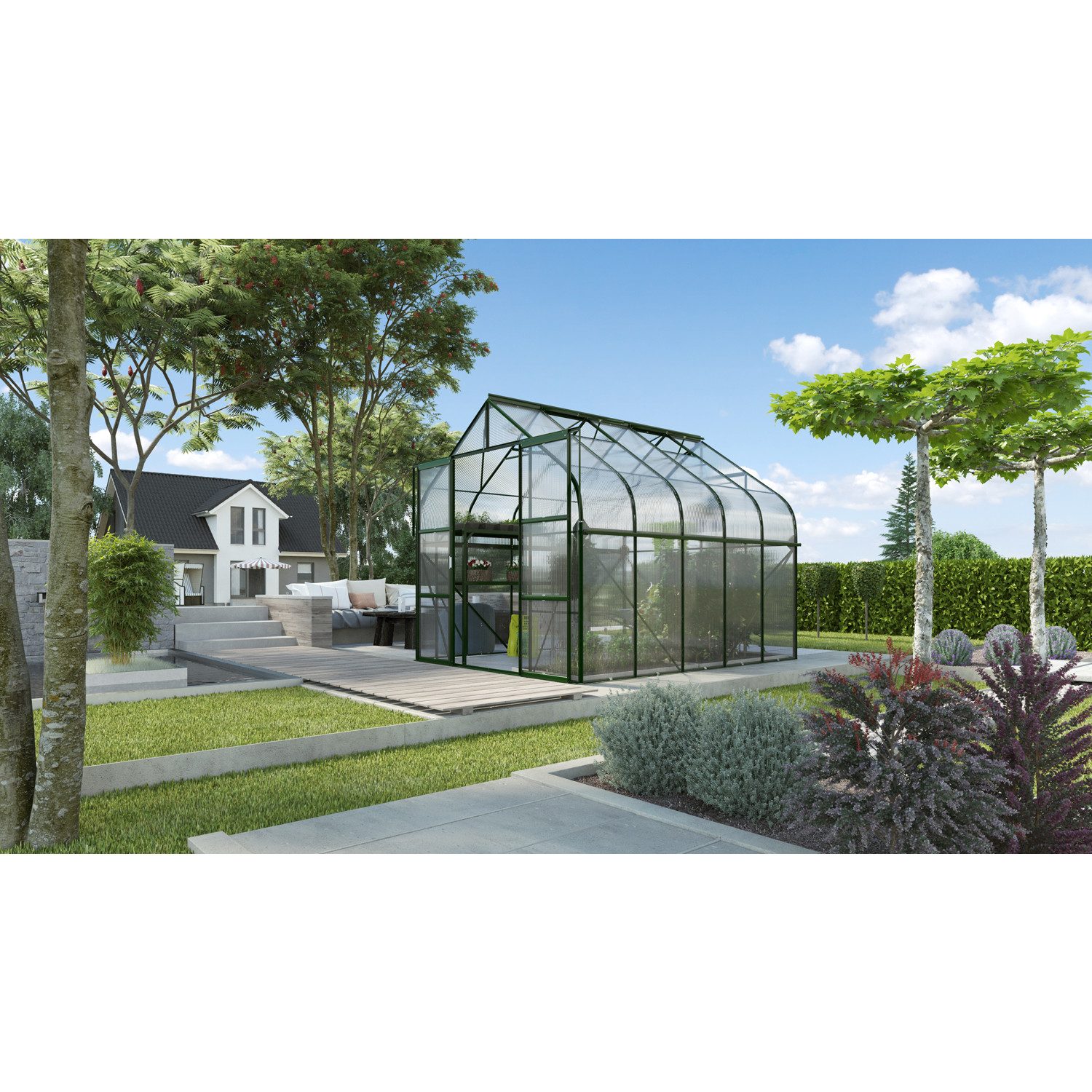 Vitavia Gewächshaus Diana 8300, 4,00 mm Wandstärke grün | Rabatt: 21%
