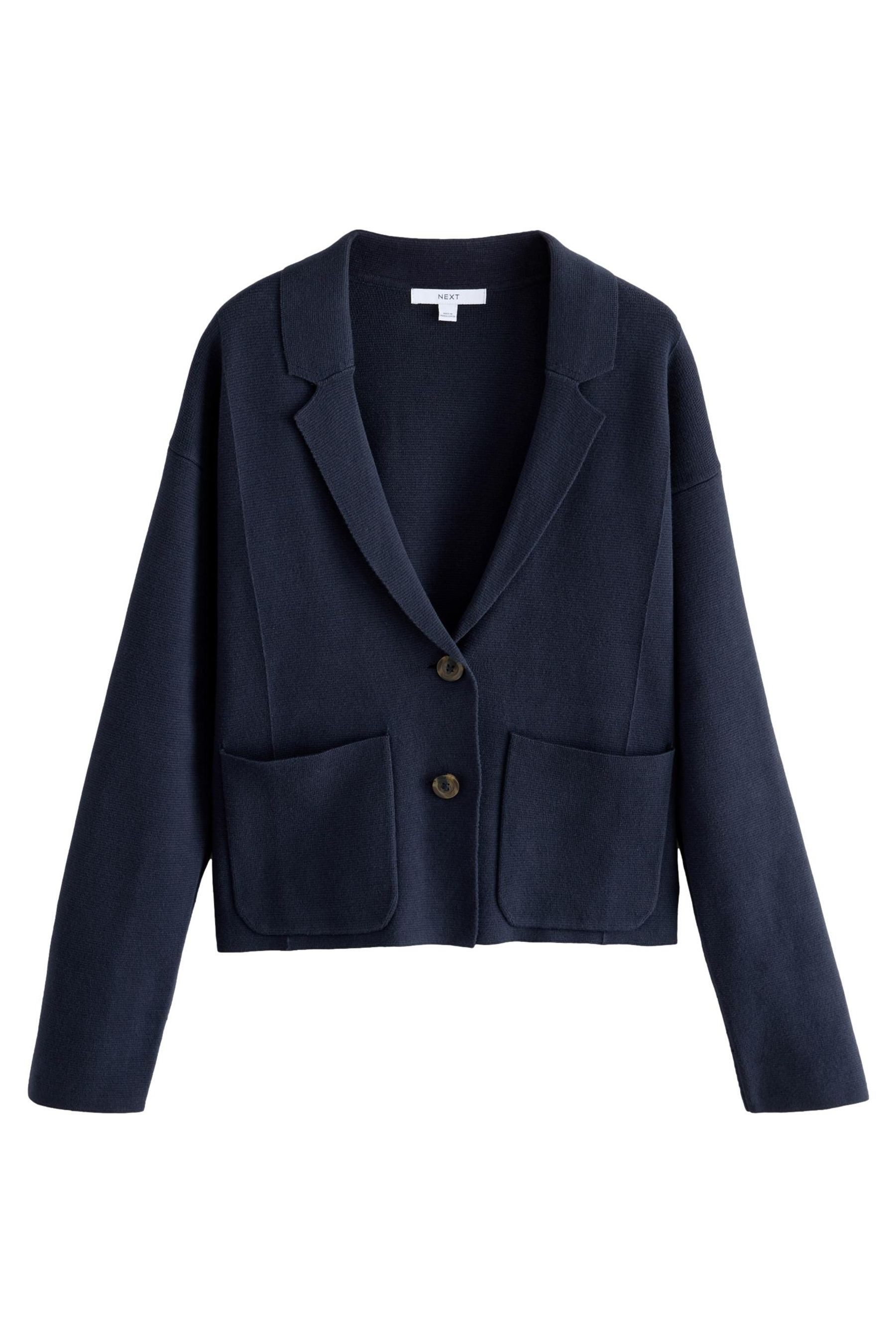 Next Strickjacke Gestrickter Blazer aus 100 % günstig online kaufen