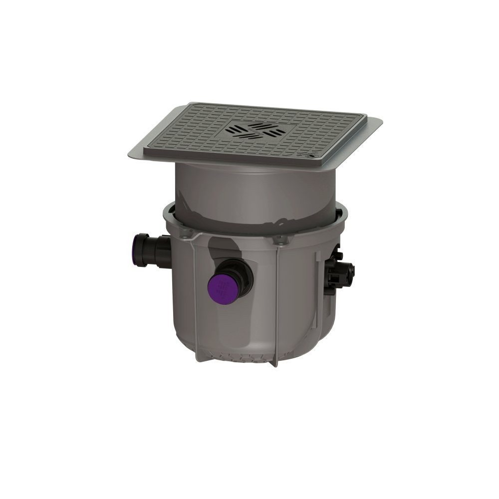 Kessel Hebeanlage Kessel Hebeanlage Minilift L KTP 300-S1 Bodenplatte schwarz 280570S
