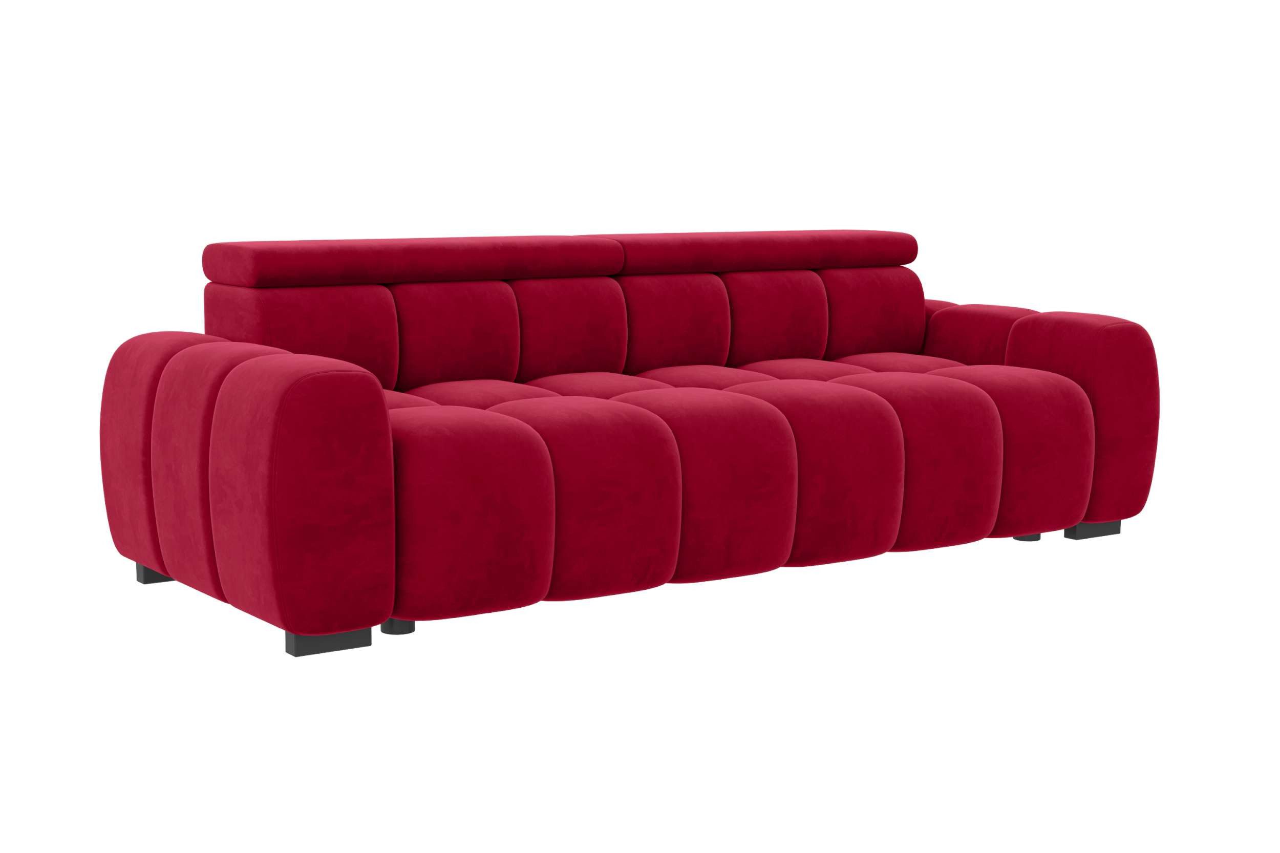 Sofa Dreams Big-Sofa Bigsofa Santorin im Stoffbezug, Sofa, Big-Sofa, Kopfteilverstellungen