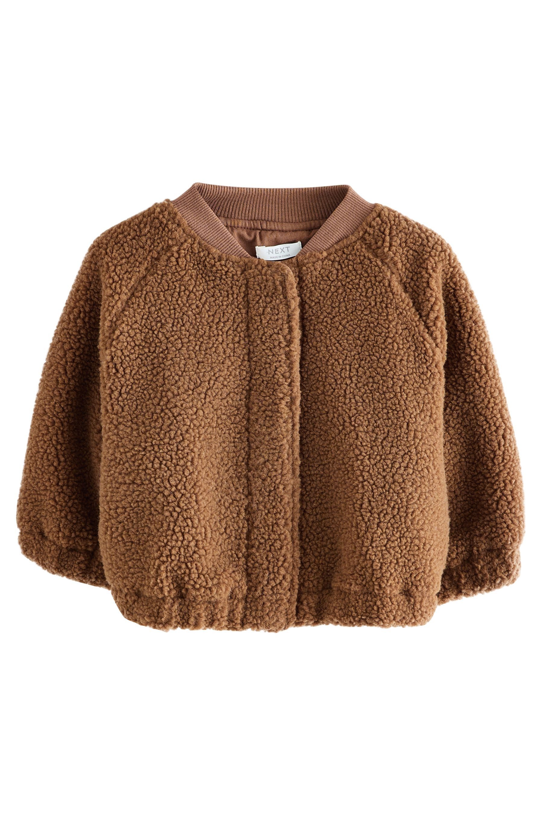 Next Bomberjacke Fleece-Bomberjacke mit Teddyfell (1-St) günstig online kaufen