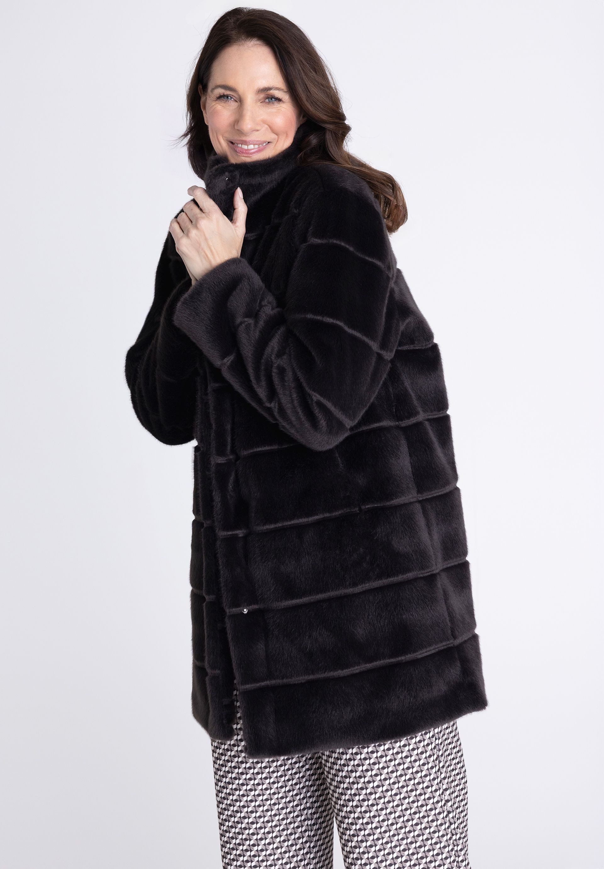 FRANK WALDER Jackenblazer mit Fake-Fur