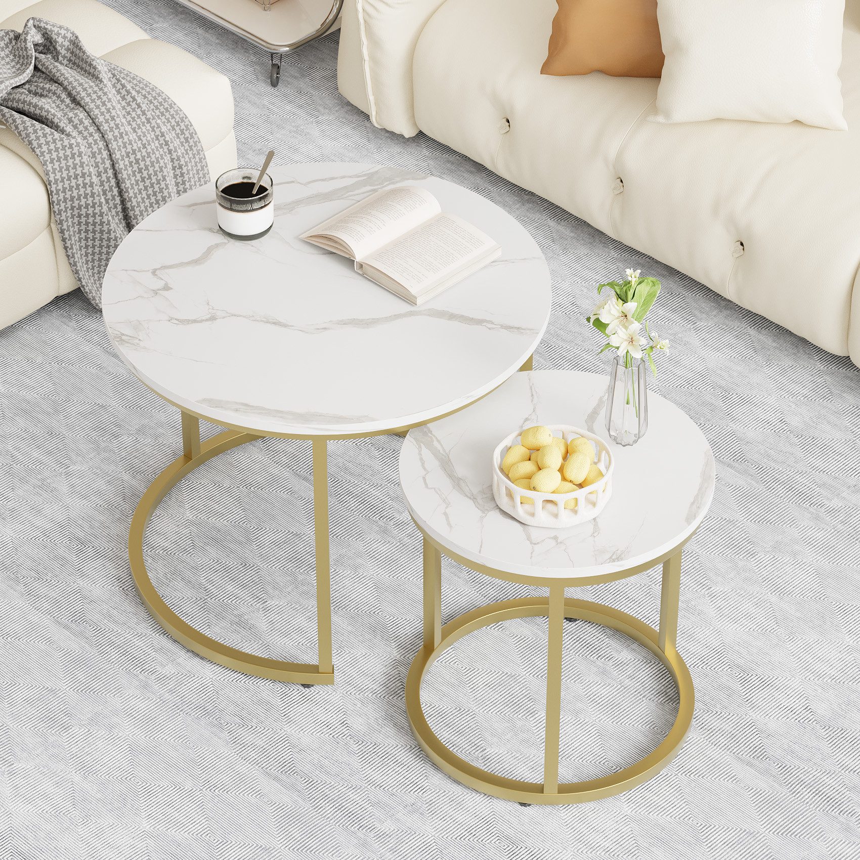 Semiocthome Couchtisch - Set 2er, 59,9 günstig online kaufen