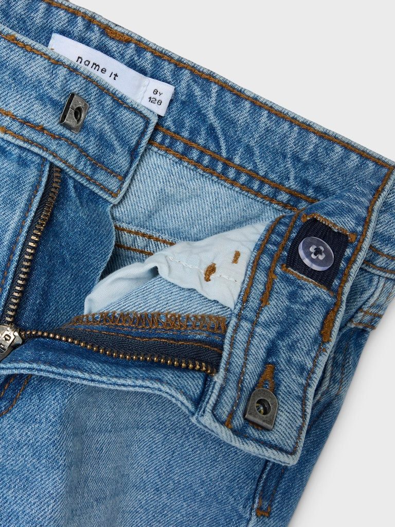 Name It Jeansshorts NKMRYAN REG L DNM SHORTS 6750-DM (1-tlg) verstellbare Bundweite innen
