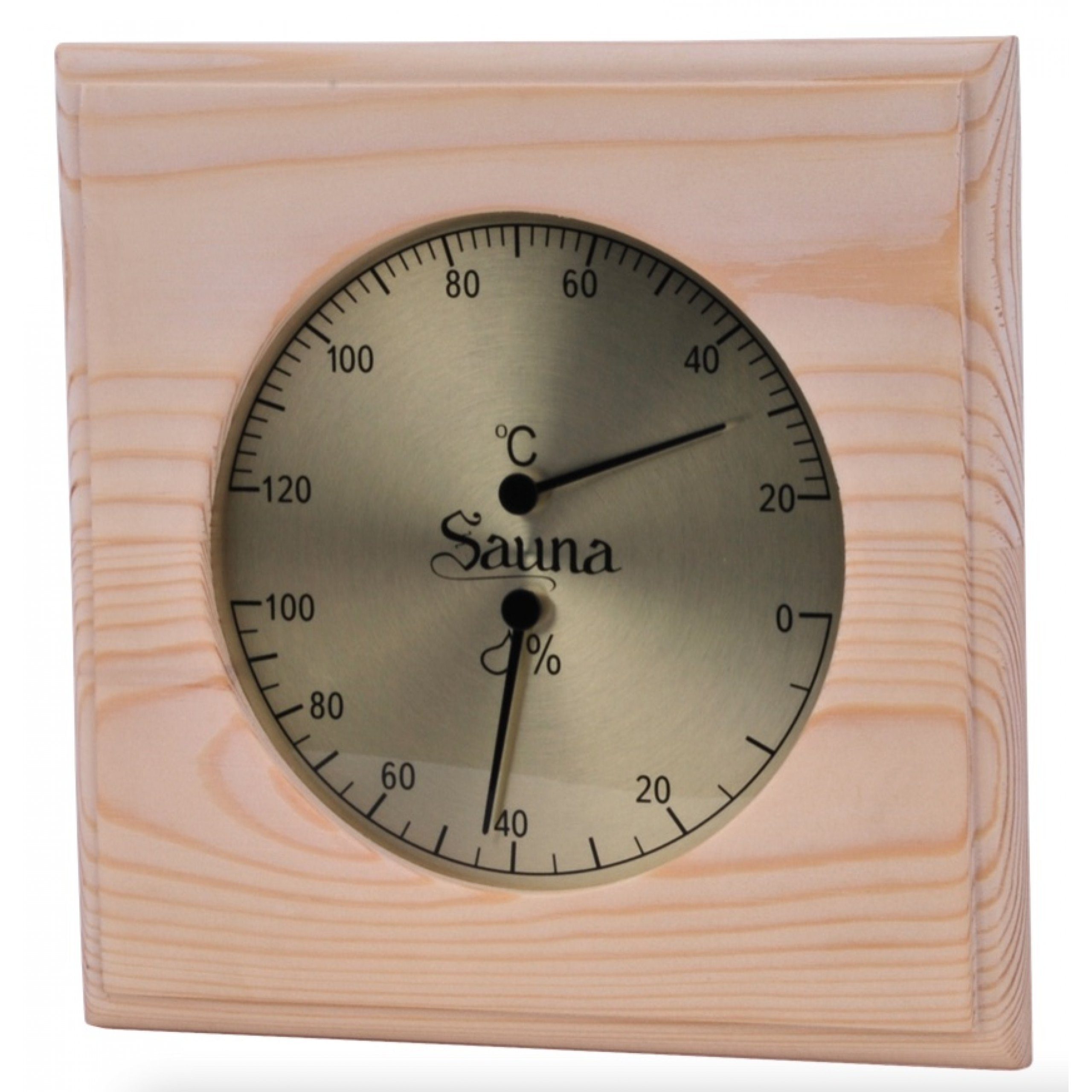 Sentiotec Sauna-Sanduhr Sentiotec Kombi Sauna Thermo-Hygrometer Saunathermometer 281-THEP